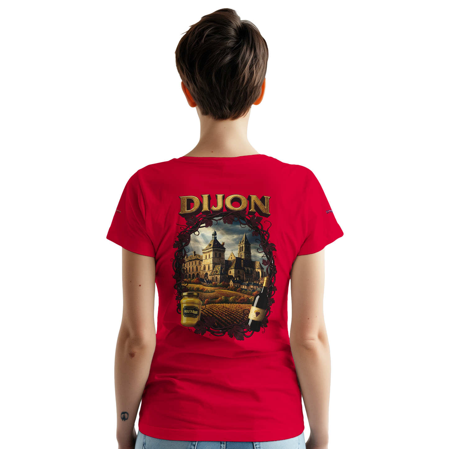 Unisex T-Shirt Dijon Stadt Frankreich dick Rundhals | Gildan® 5000