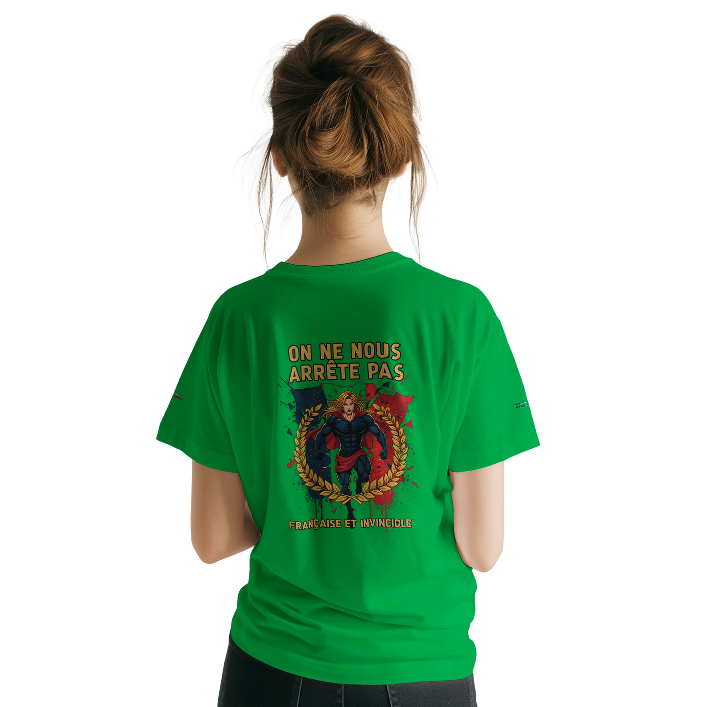 T-shirt Femme 'On ne nous arrête pas' – Coton Doux Premium