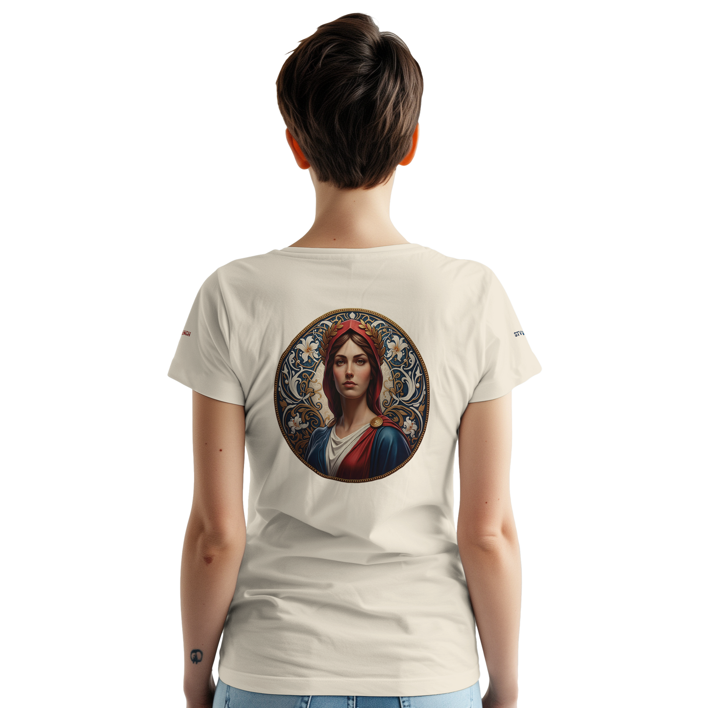 Damen T-Shirt Marianne dick, Rundhals | Gildan® 5000