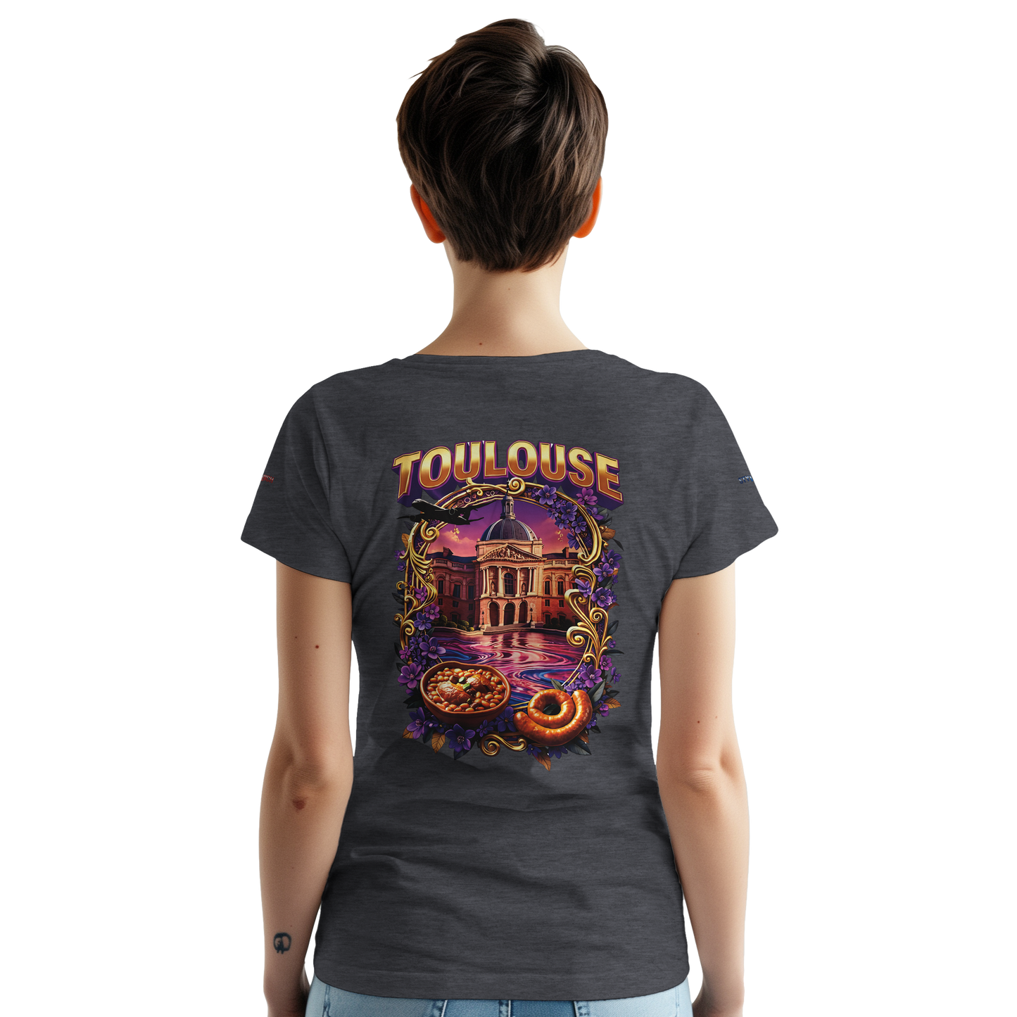 - Unisex Toulouse city of France heavy crewneck t-shirt | Gildan® 5000