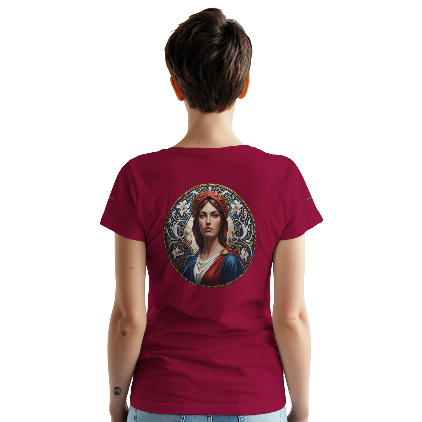 Damen T-Shirt Marianne dick, Rundhals | Gildan® 5000