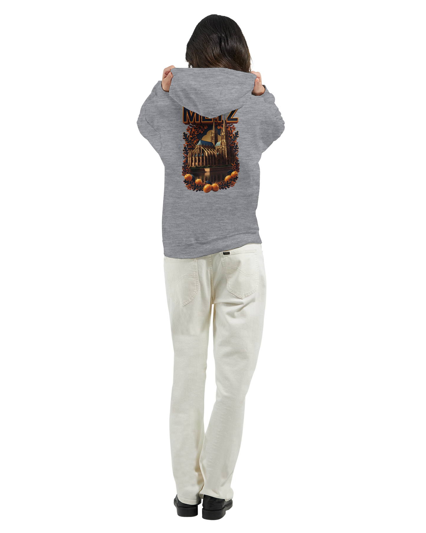 Unisex-Hoodie Metz Stadt Frankreich klassisch | Gildan® 18500