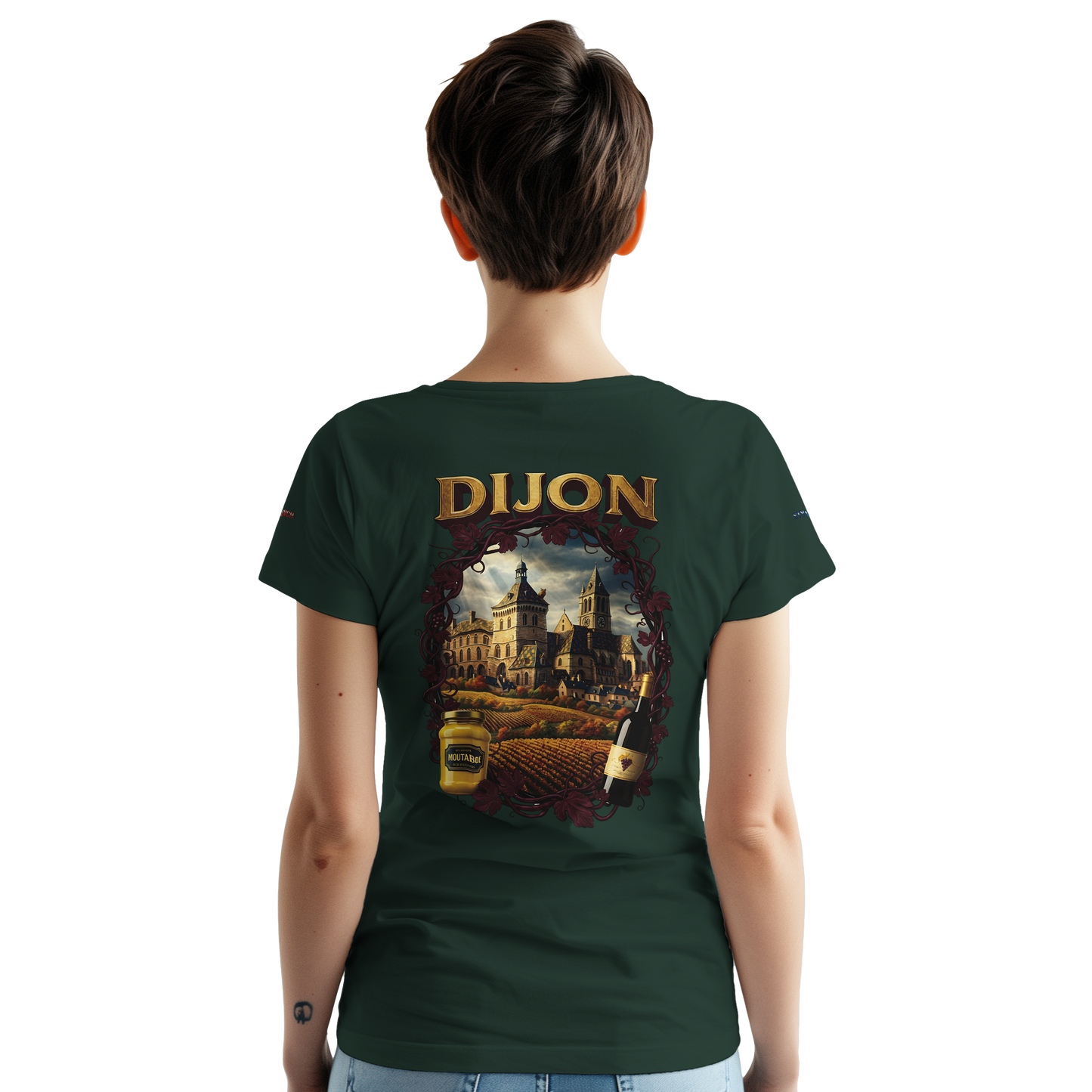 Unisex T-Shirt Dijon Stadt Frankreich dick Rundhals | Gildan® 5000
