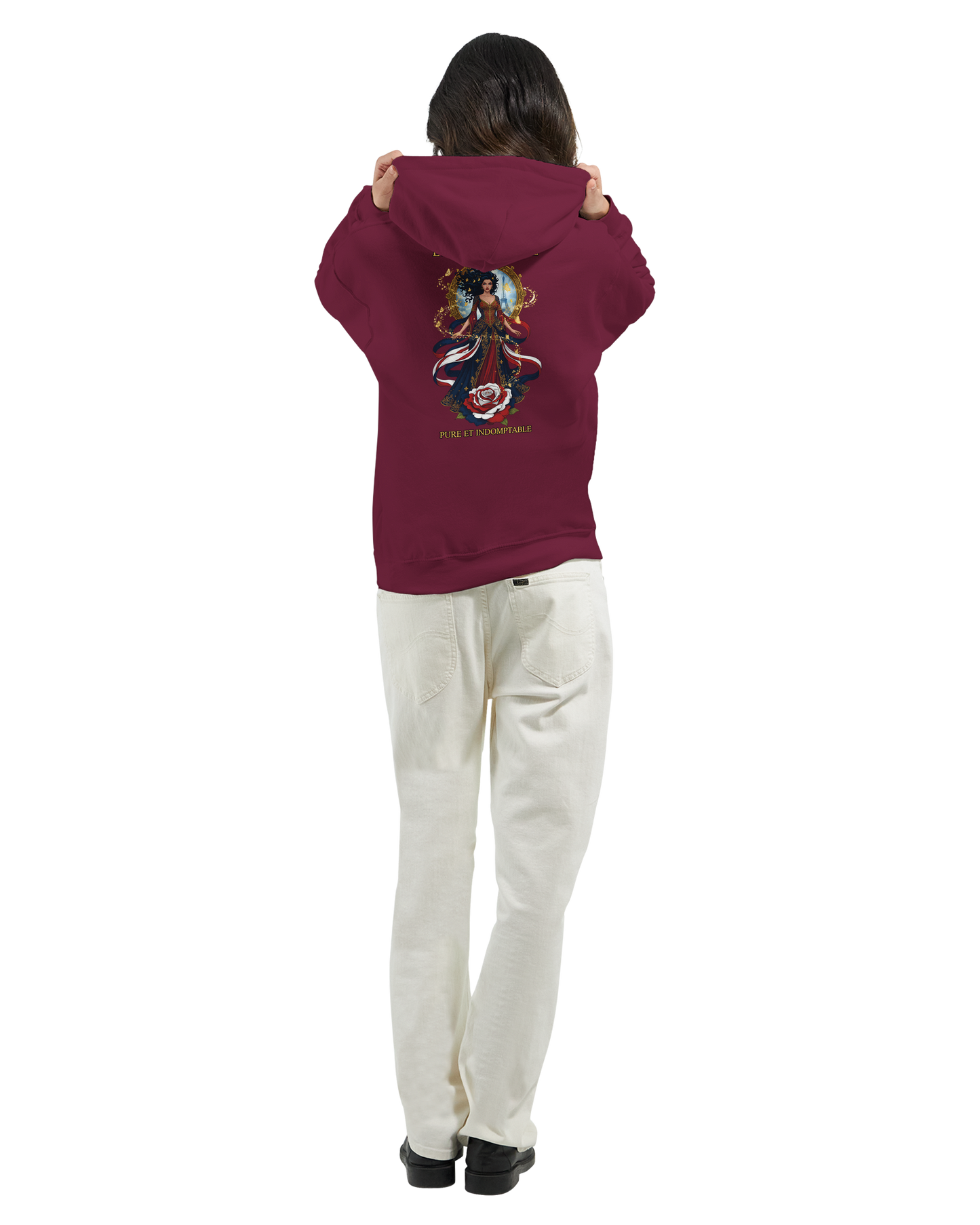 - Kapuzenpullover Damen French Style klassisch l'âme de France | Gildan® 18500