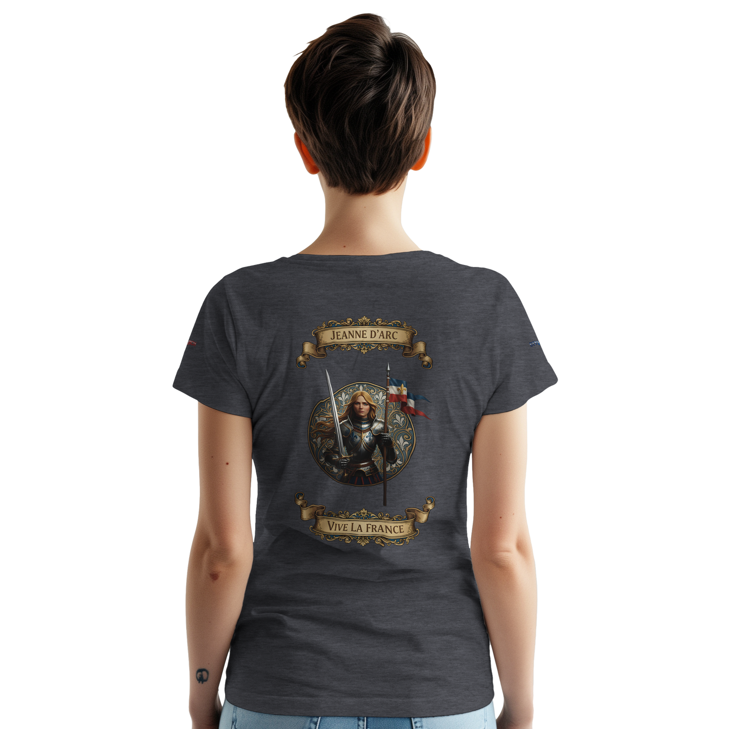 Damen T-Shirt Jeanne d'Arc dick Rundhals | Gildan® 5000