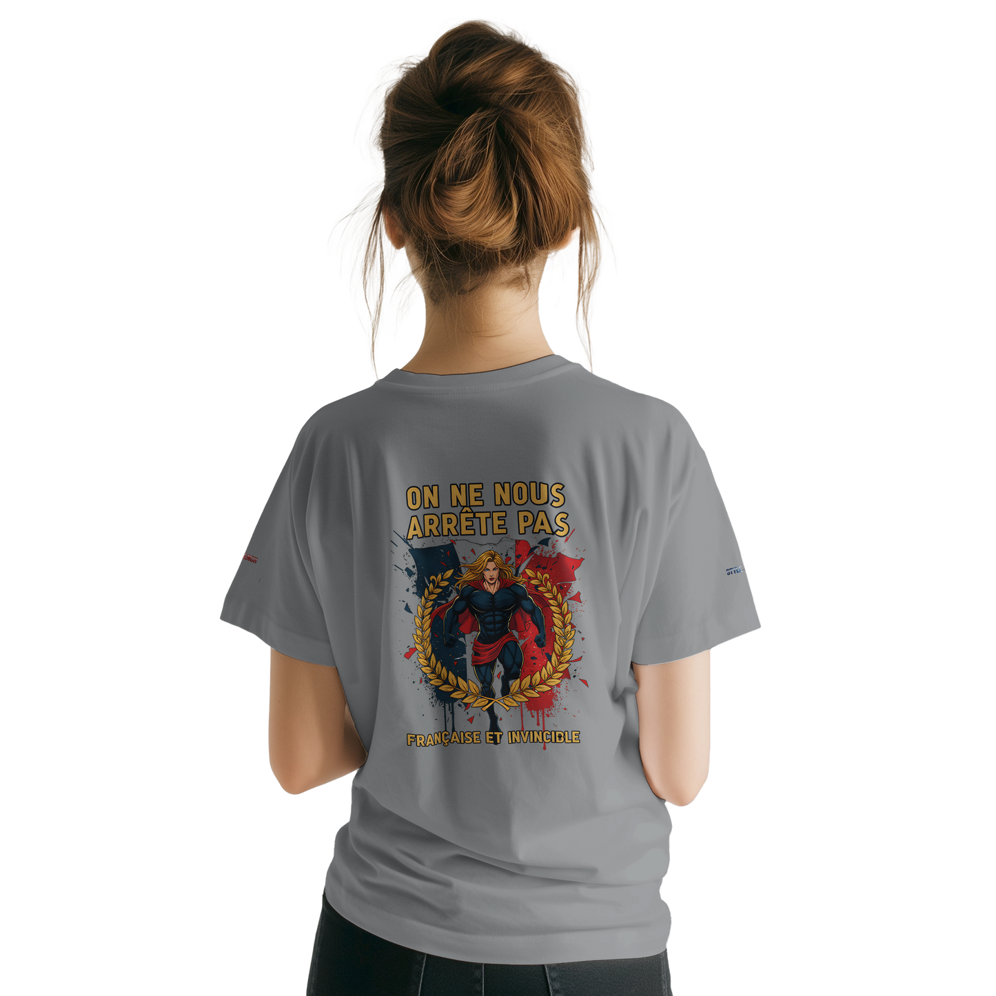 T-shirt Femme 'On ne nous arrête pas' – Coton Doux Premium