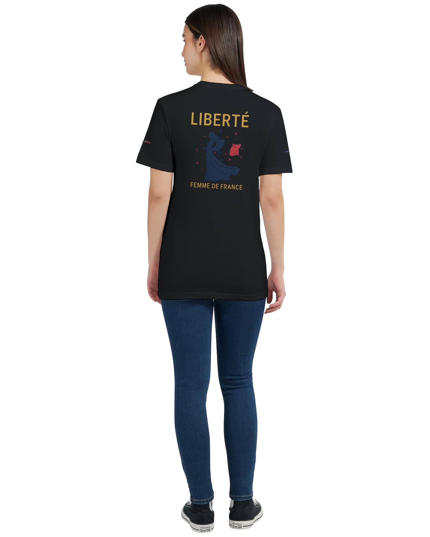 T-Shirt Freiheit Damen französischer Stil klassischer Rundhalsausschnitt | Gildan® 64000L