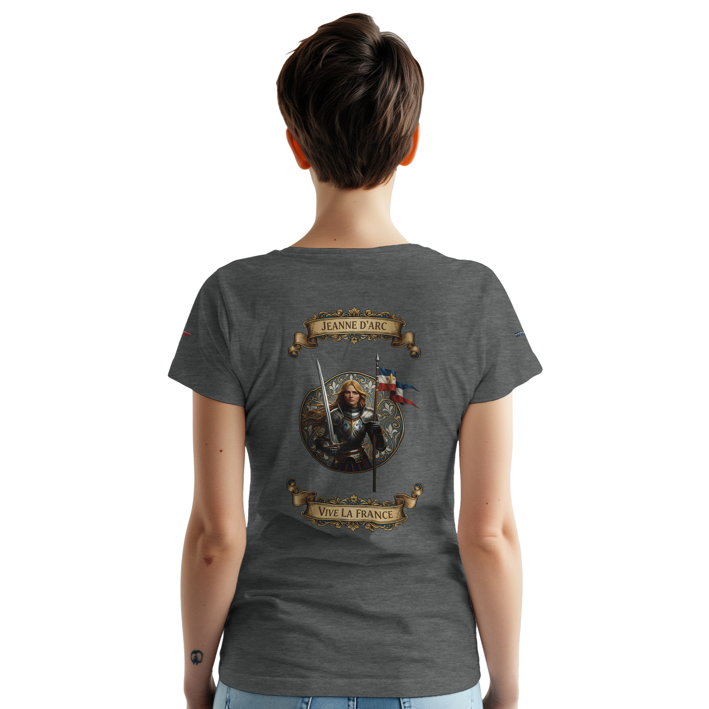 Damen T-Shirt Jeanne d'Arc dick Rundhals | Gildan® 5000