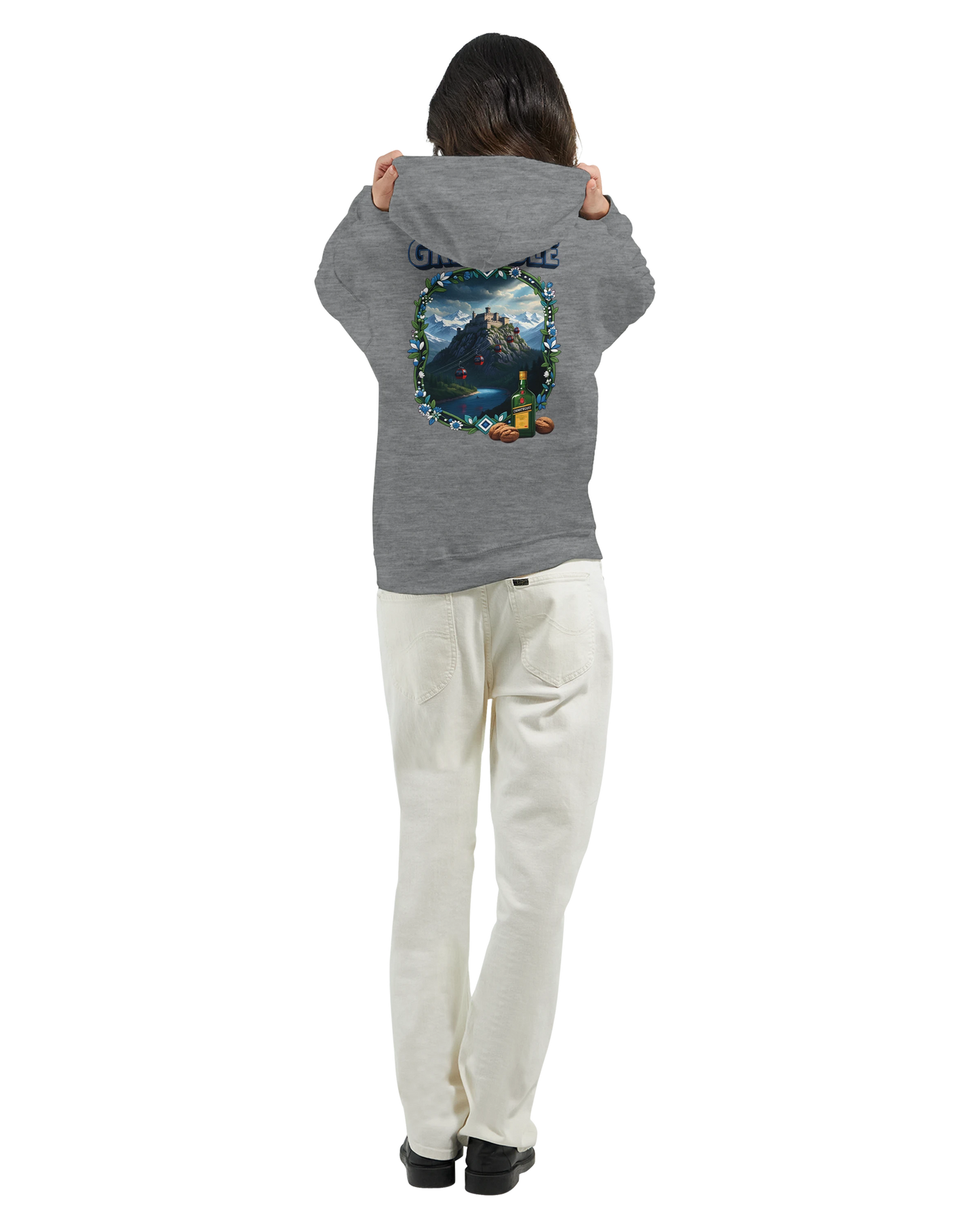 Kapuzenpullover Grenoble Stadt in Frankreich Unisex Classic | Gildan® 18500