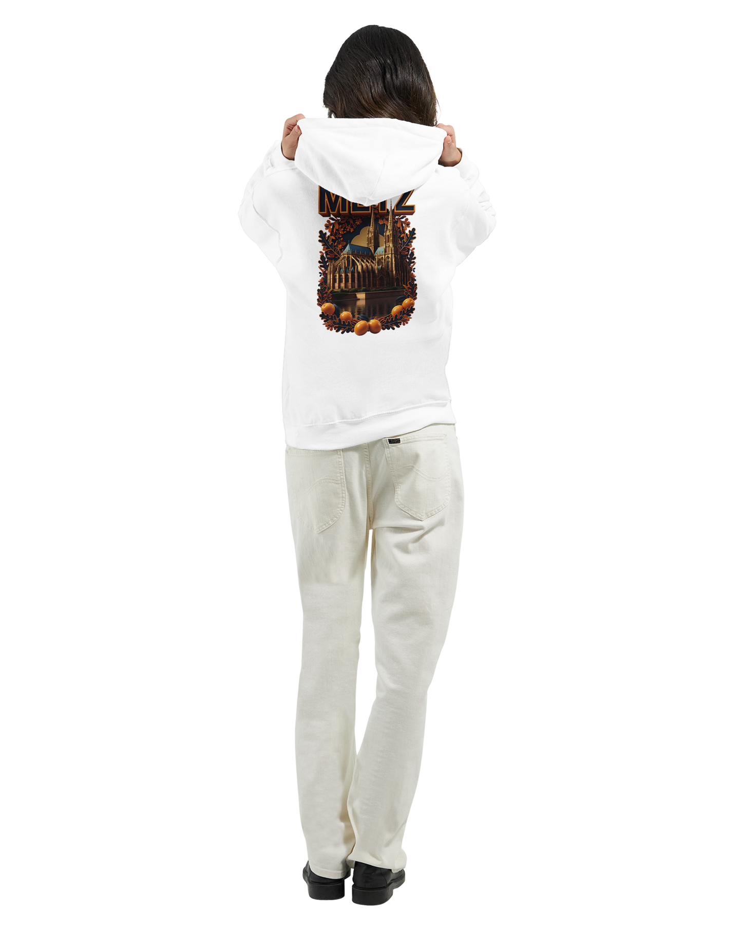 Unisex-Hoodie Metz Stadt Frankreich klassisch | Gildan® 18500