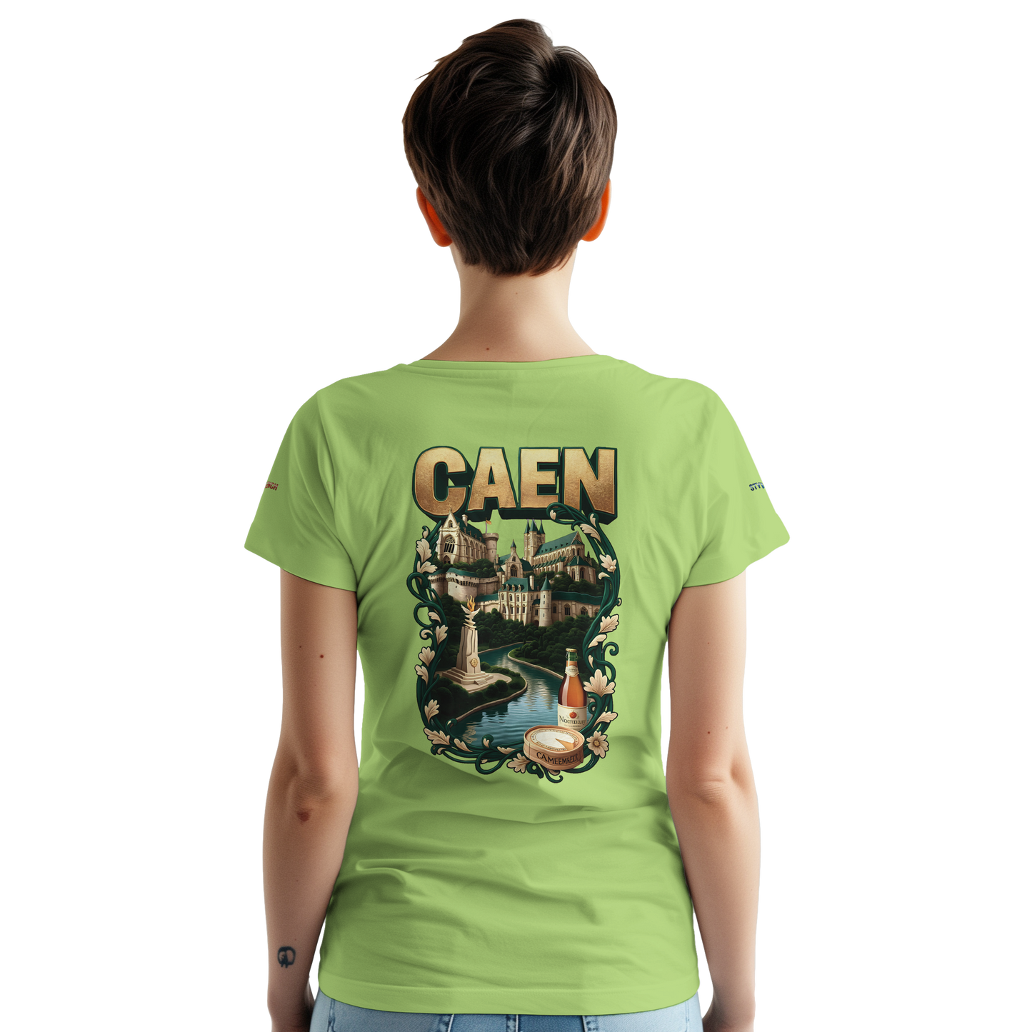 Unisex-T-Shirt Caen Stadt in Frankreich | Gildan® 5000