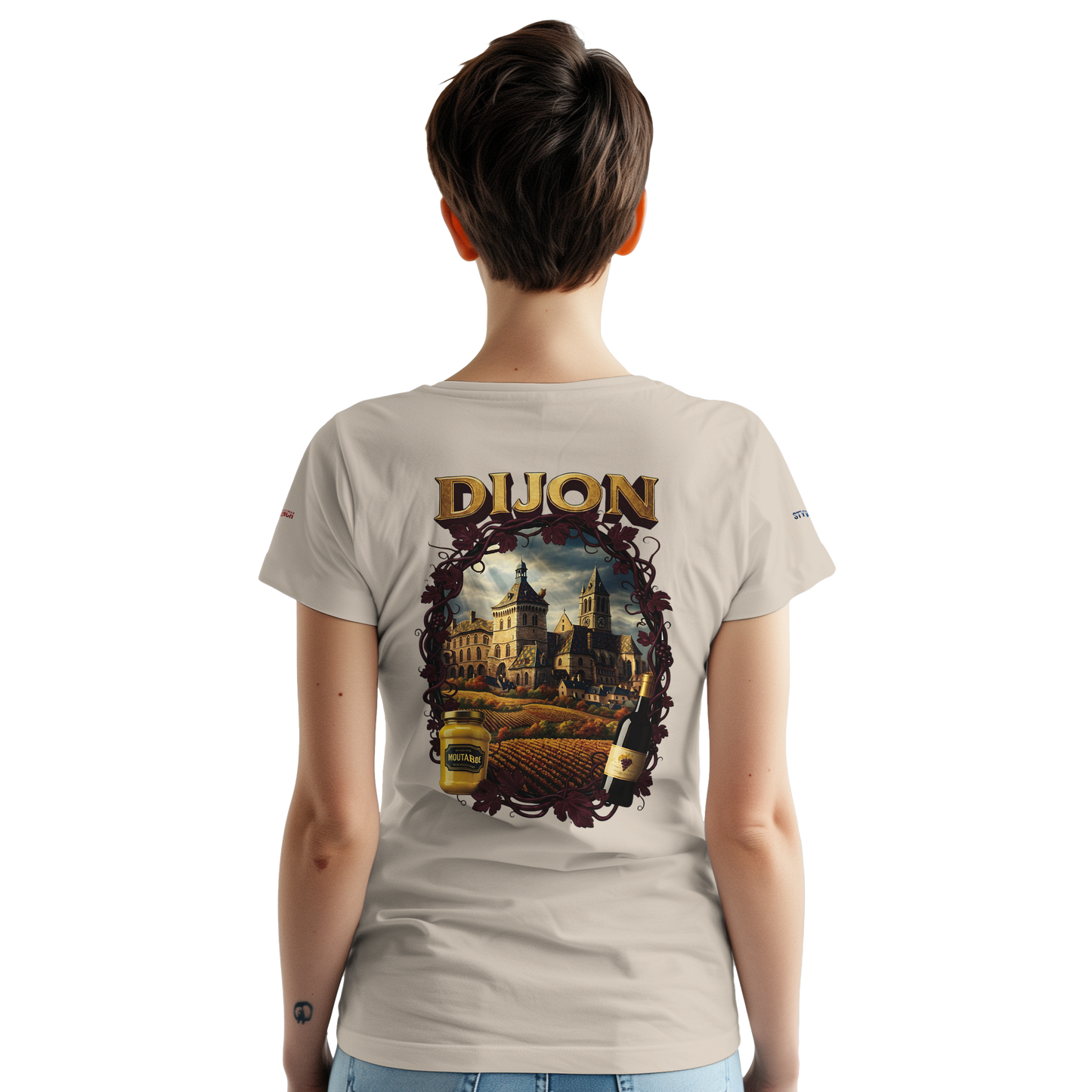 Unisex T-Shirt Dijon Stadt Frankreich dick Rundhals | Gildan® 5000