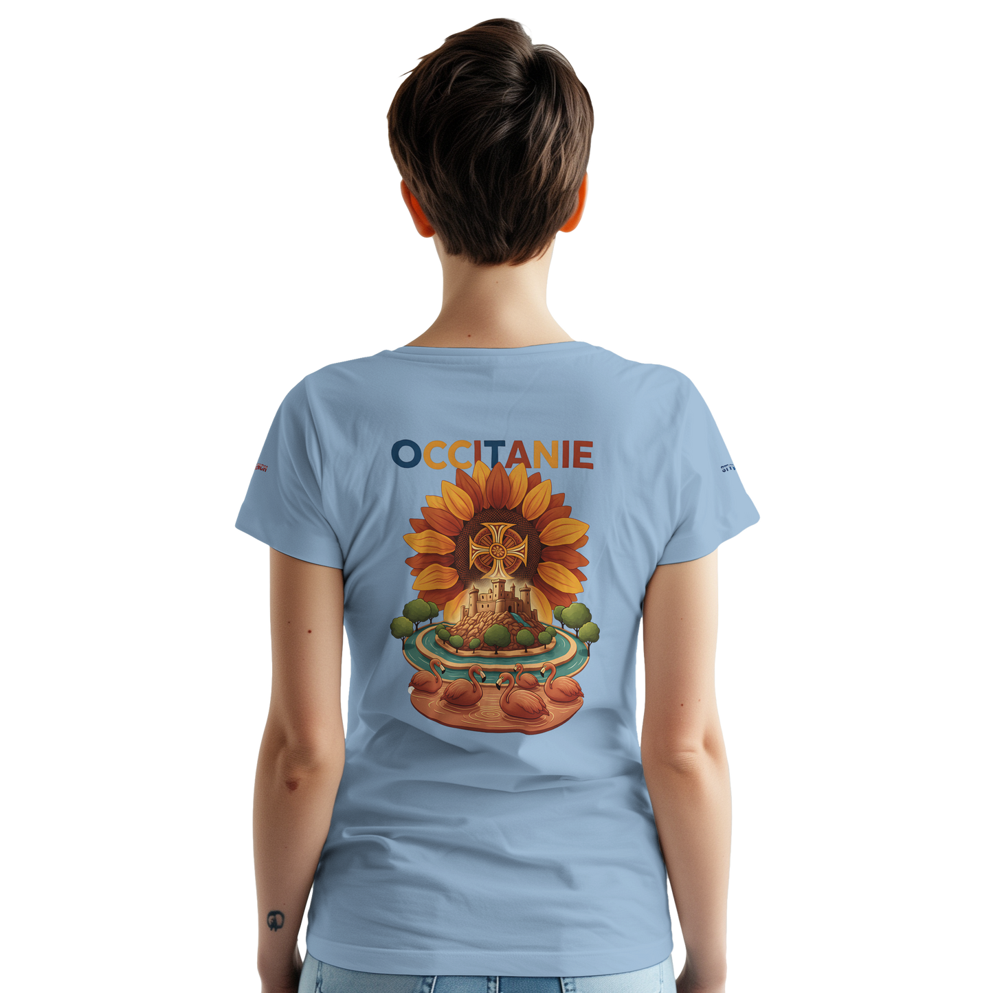 Unisex Occitania T-Shirt, dick, Rundhalsausschnitt | Gildan® 5000