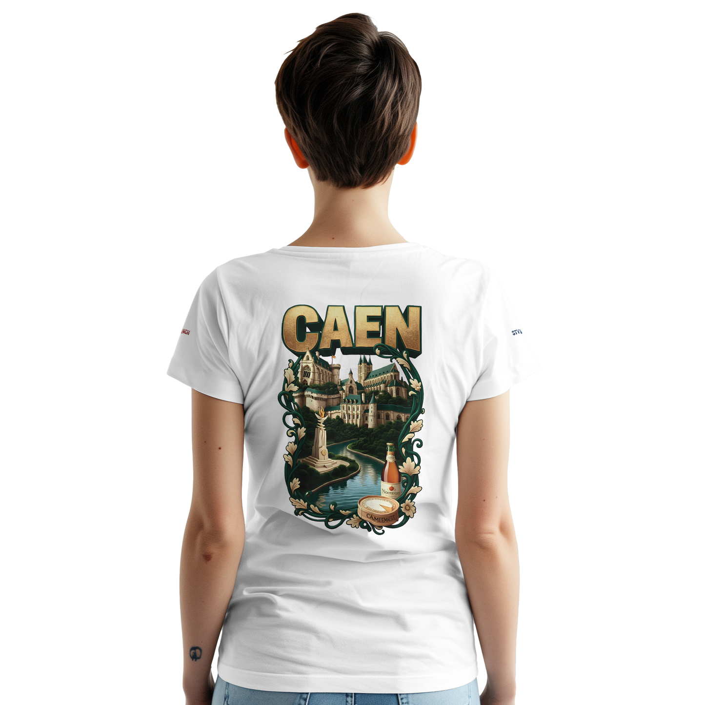 Unisex-T-Shirt Caen Stadt in Frankreich | Gildan® 5000