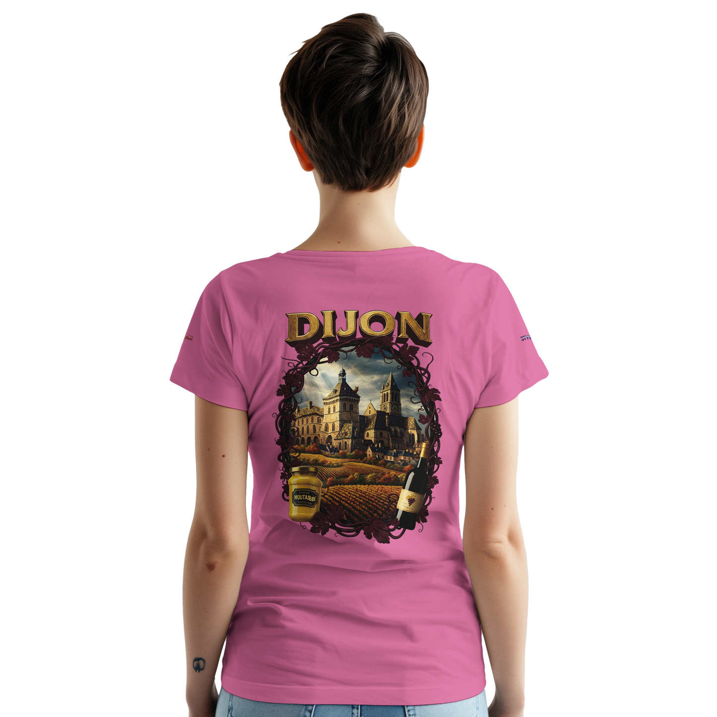 Unisex T-Shirt Dijon Stadt Frankreich dick Rundhals | Gildan® 5000