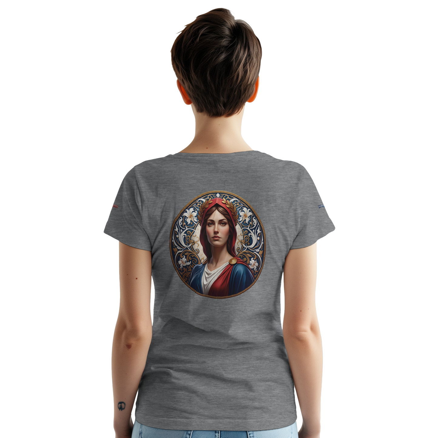 Damen T-Shirt Marianne dick, Rundhals | Gildan® 5000