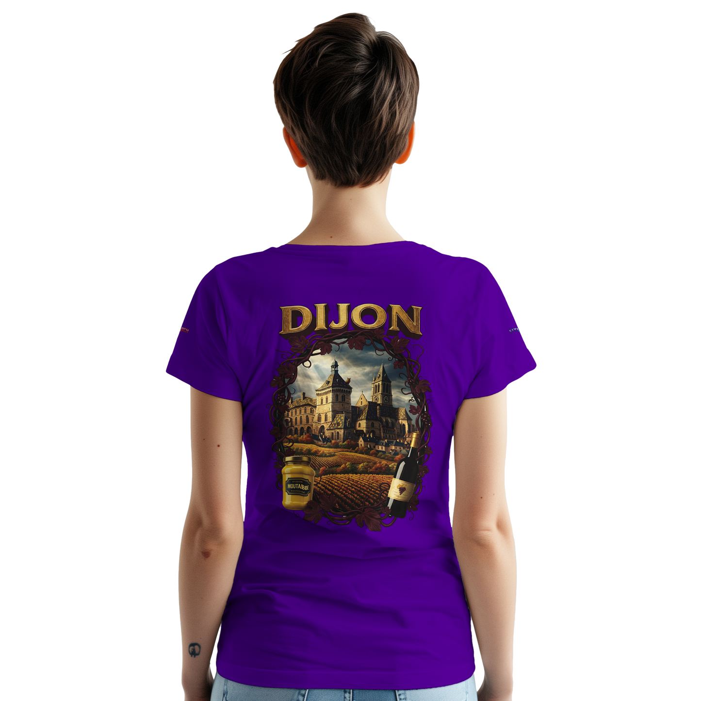 Unisex T-Shirt Dijon Stadt Frankreich dick Rundhals | Gildan® 5000