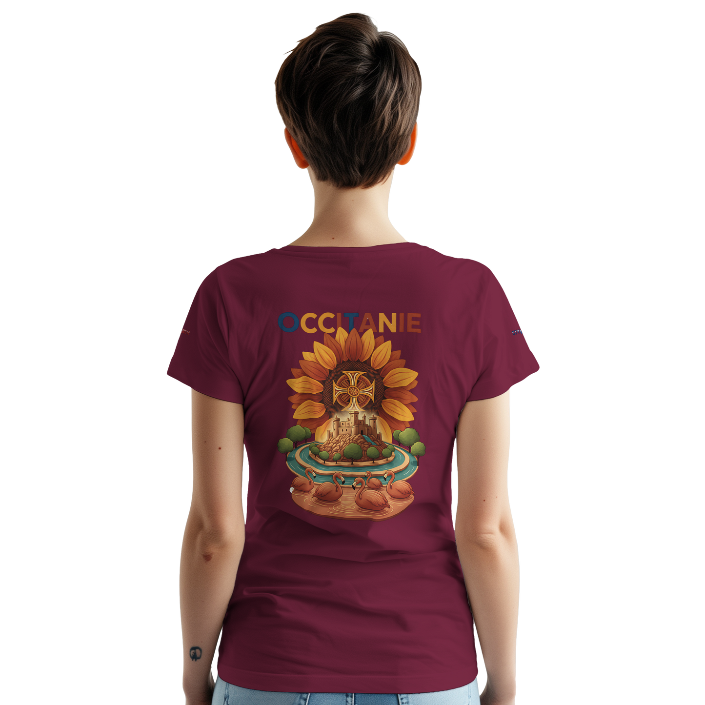 Unisex Occitania T-Shirt, dick, Rundhalsausschnitt | Gildan® 5000