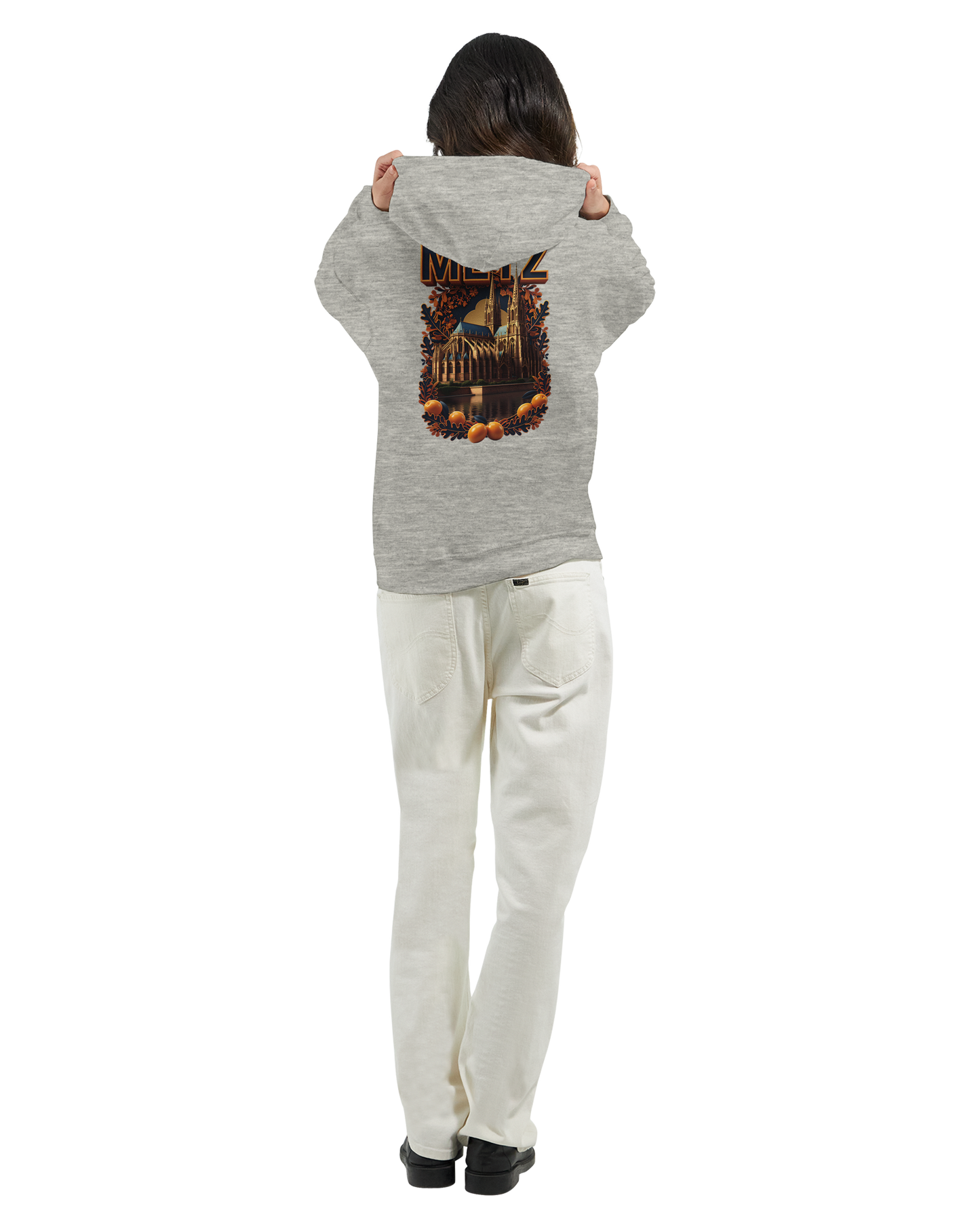Unisex-Hoodie Metz Stadt Frankreich klassisch | Gildan® 18500