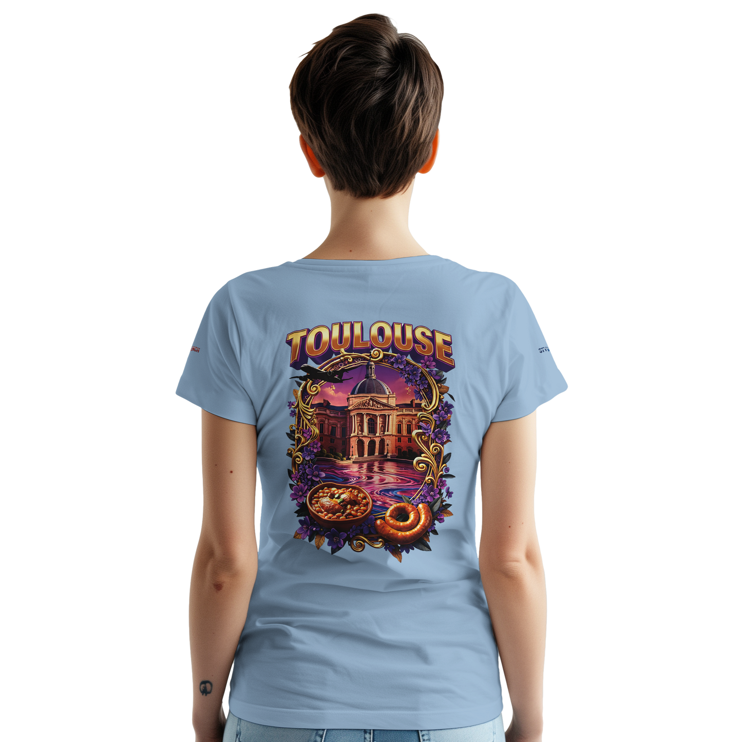 - Unisex Toulouse city of France heavy crewneck t-shirt | Gildan® 5000