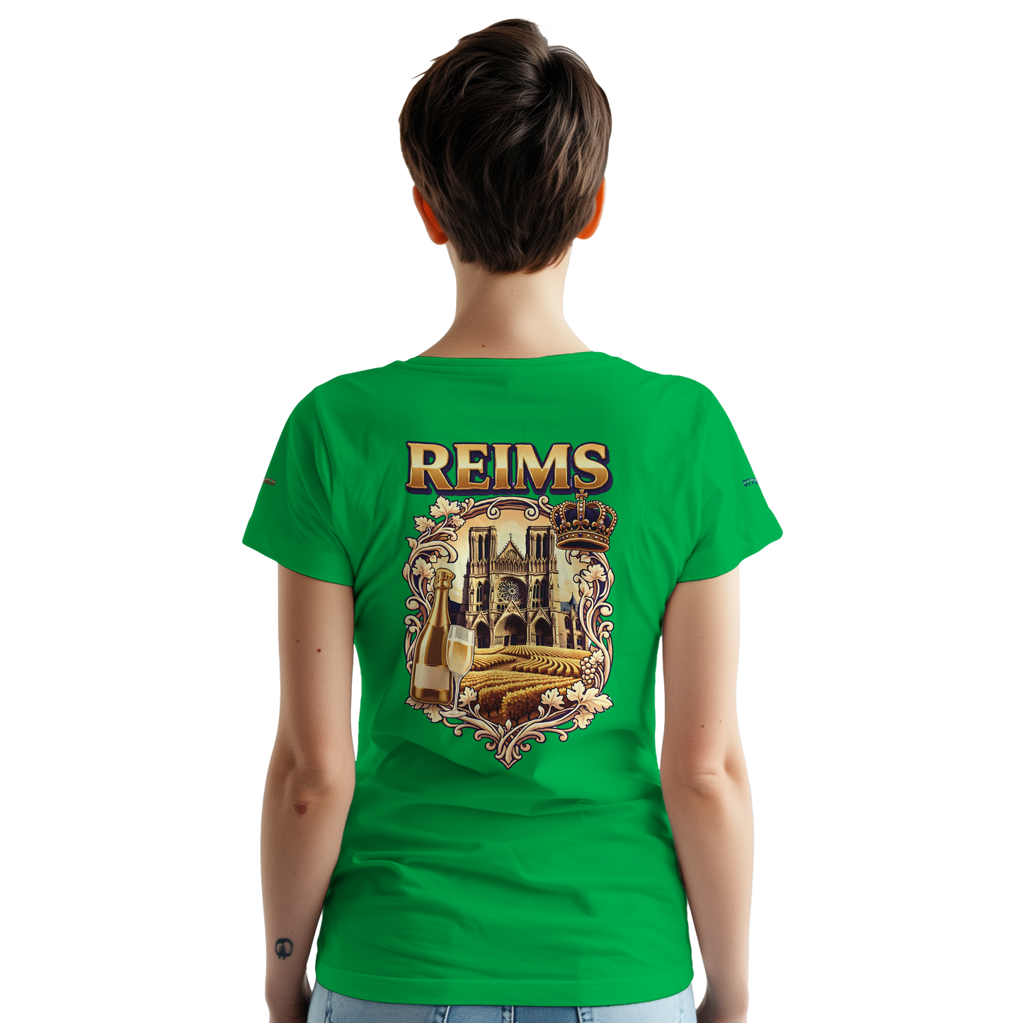 T-shirt Unisexe Reims - Ville de France - Coton Premium