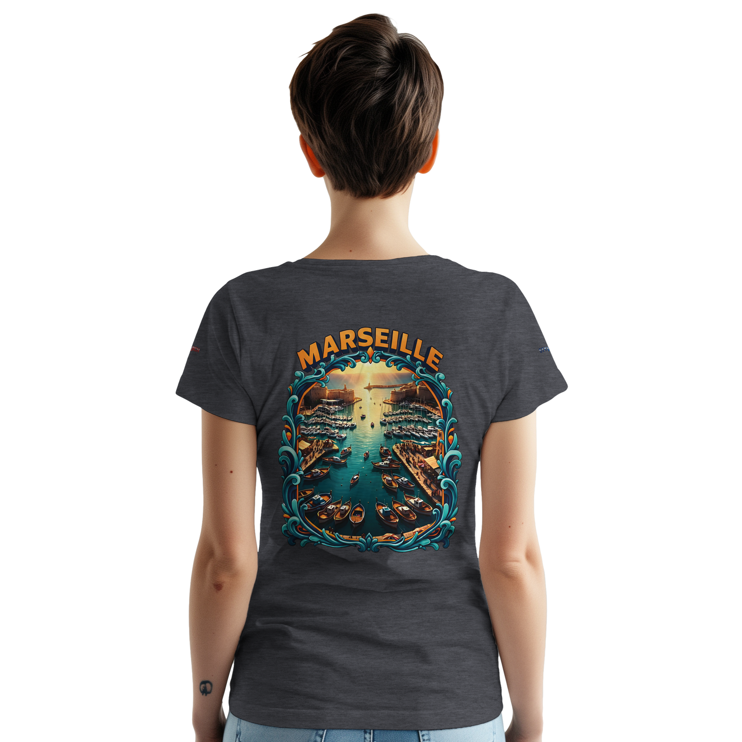 Unisex-T-Shirt Marseille, dick, Rundhalsausschnitt | Gildan® 5000