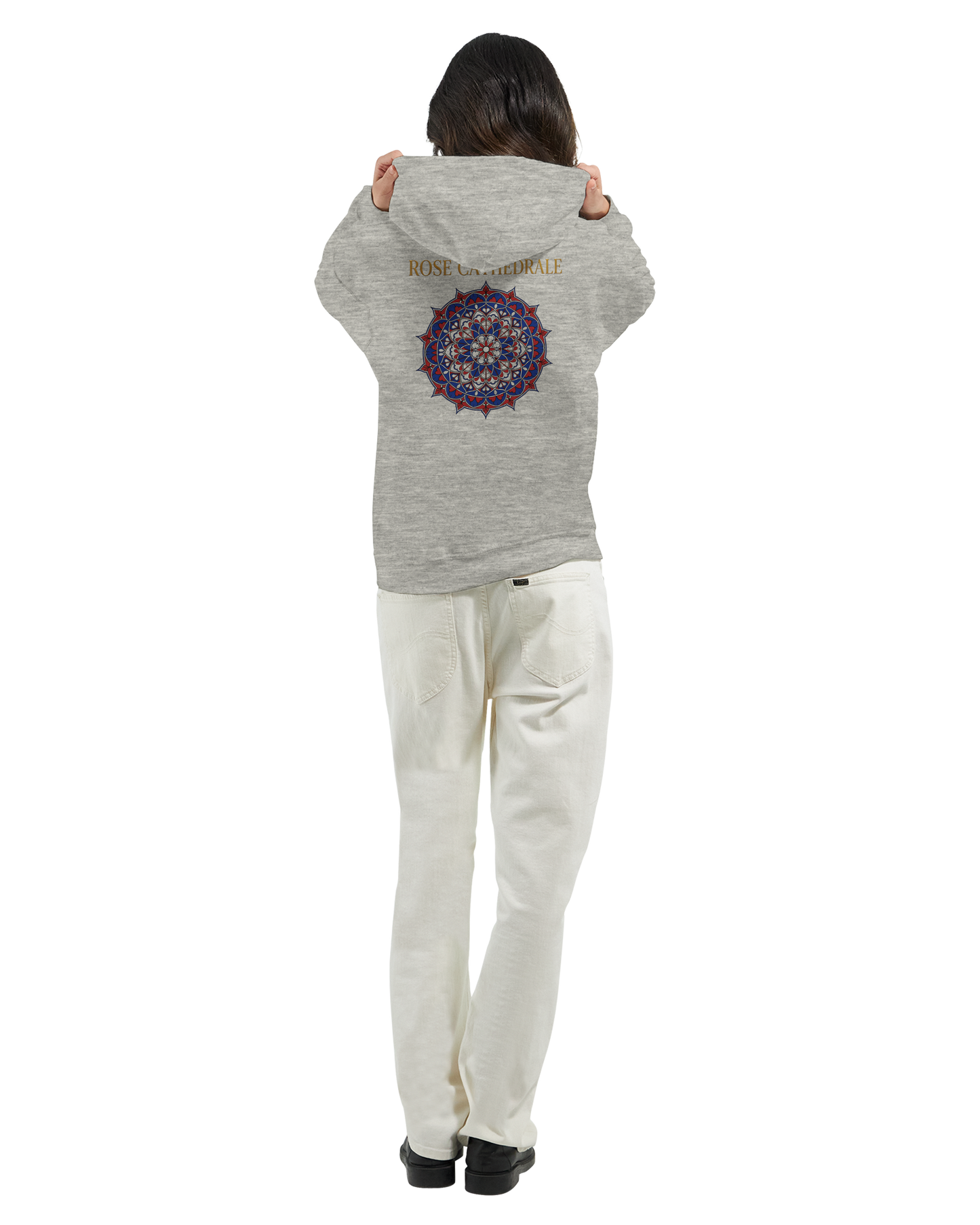 Rosa Kapuzenpullover für Damen Kathedrale Klassisch | Gildan® 18500