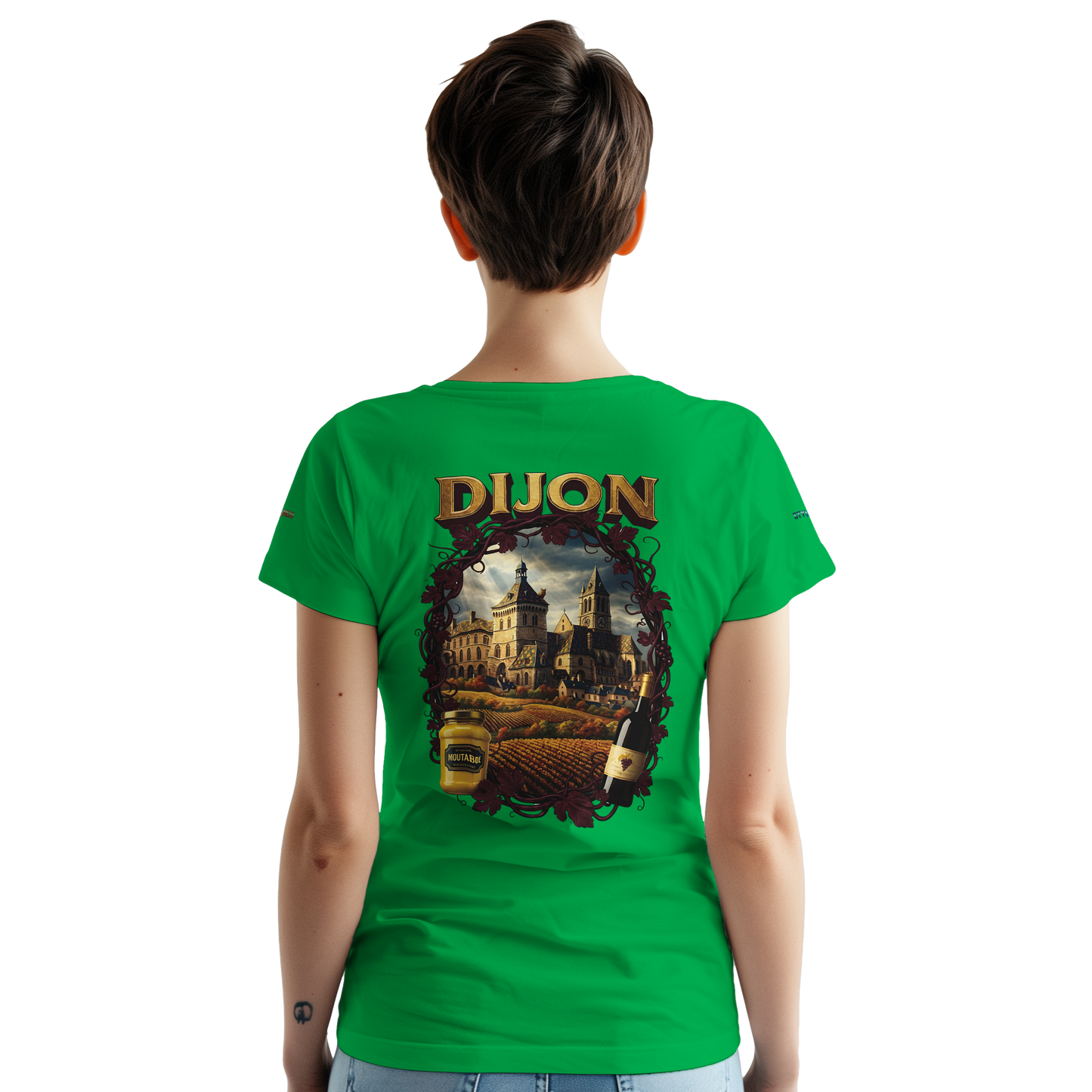 Unisex T-Shirt Dijon Stadt Frankreich dick Rundhals | Gildan® 5000
