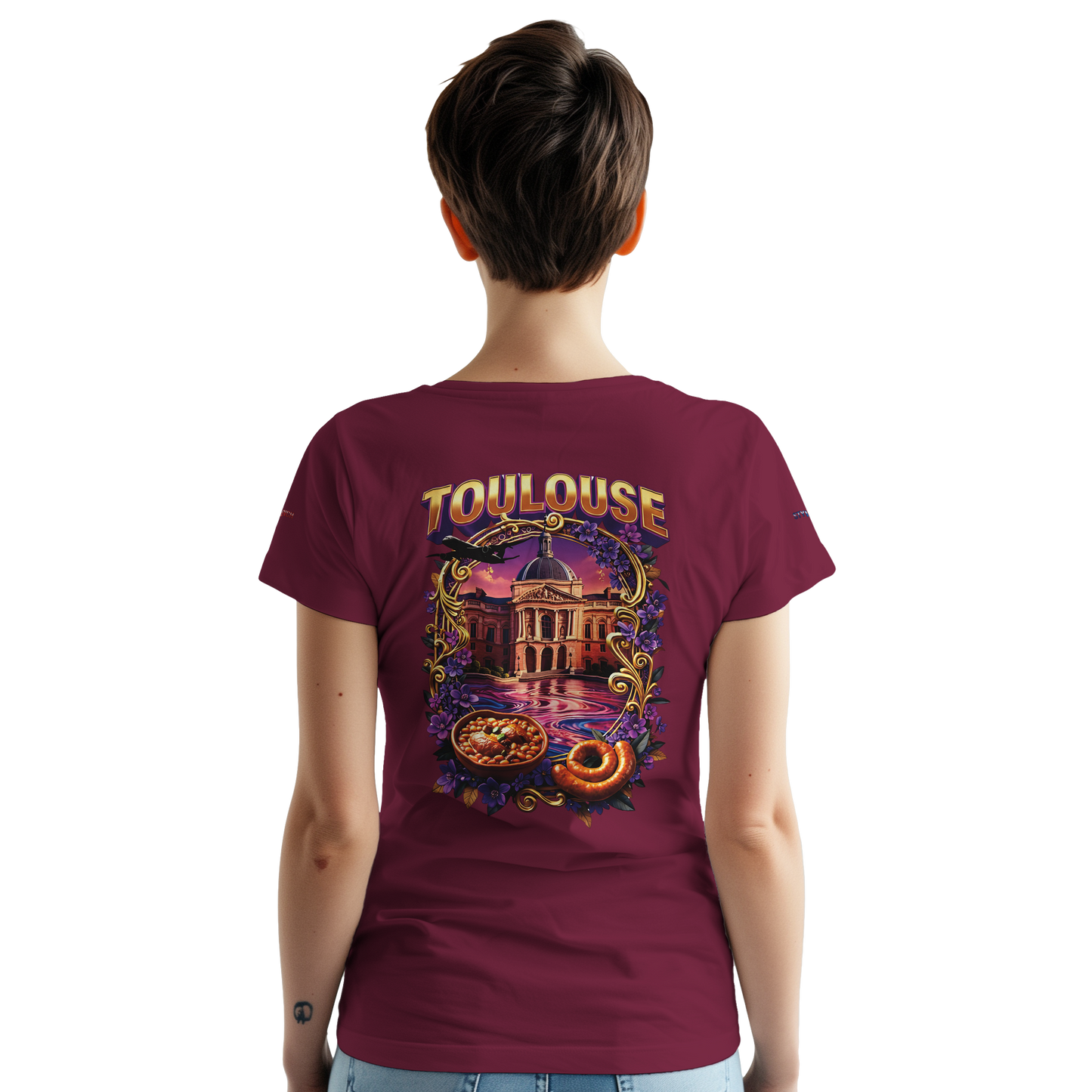 - Unisex Toulouse city of France heavy crewneck t-shirt | Gildan® 5000