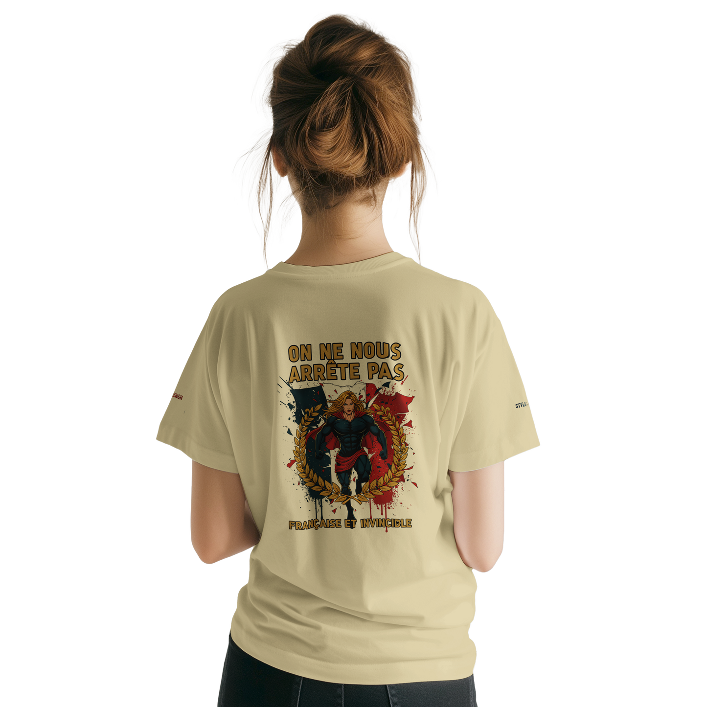 T-shirt Femme 'On ne nous arrête pas' – Coton Doux Premium