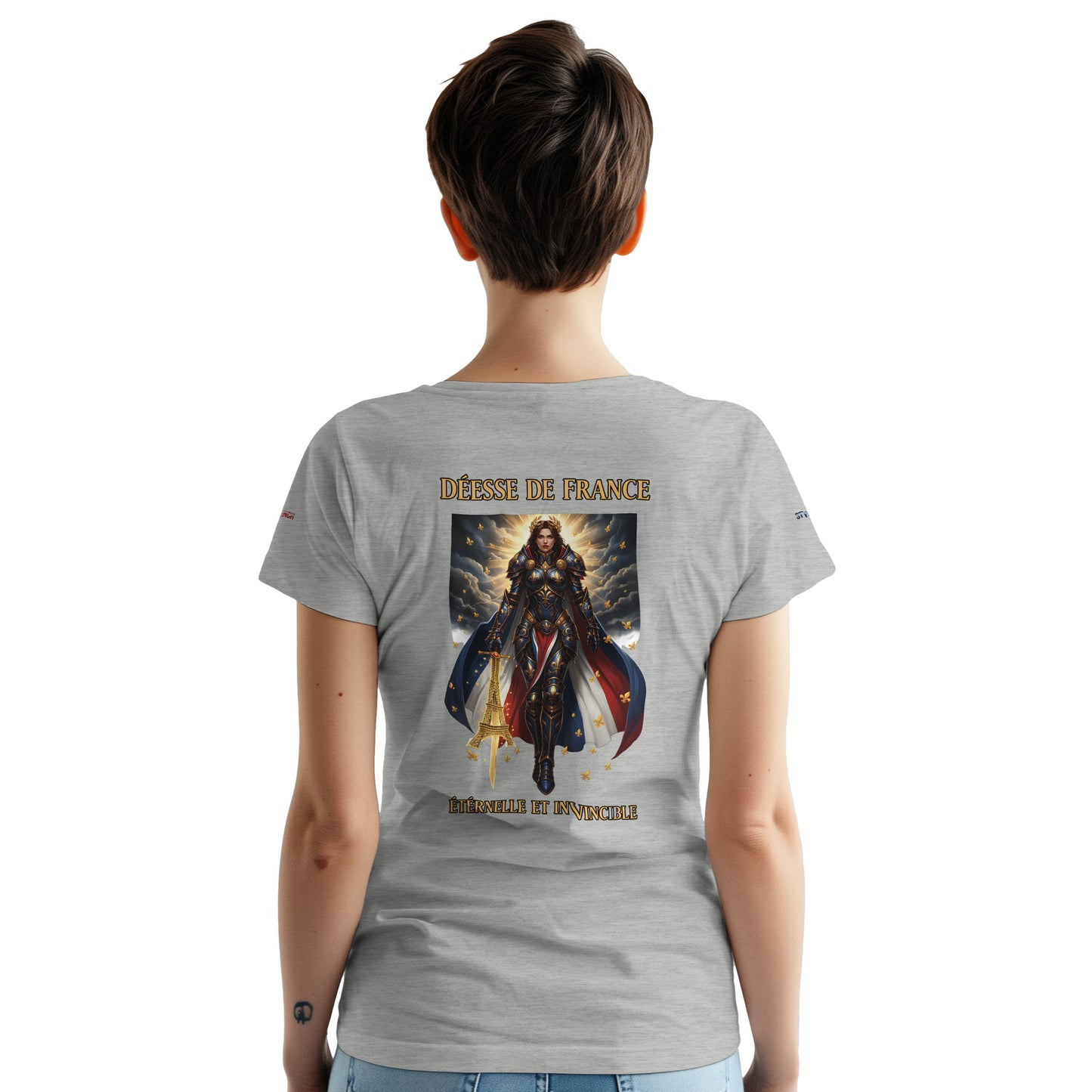 Women's Goddess of France Thick Crewneck T-Shirt | Gildan® 5000
