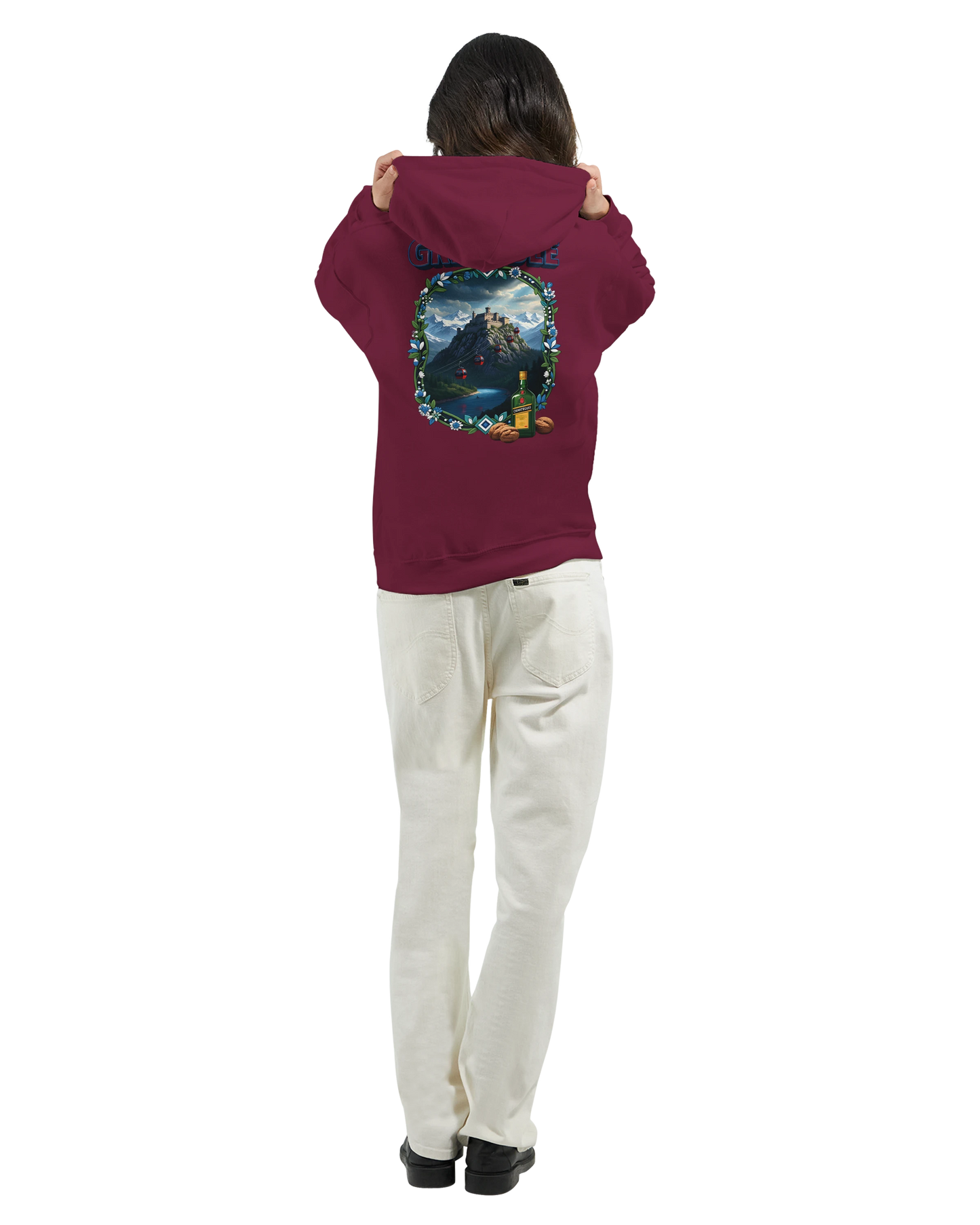 Kapuzenpullover Grenoble Stadt in Frankreich Unisex Classic | Gildan® 18500