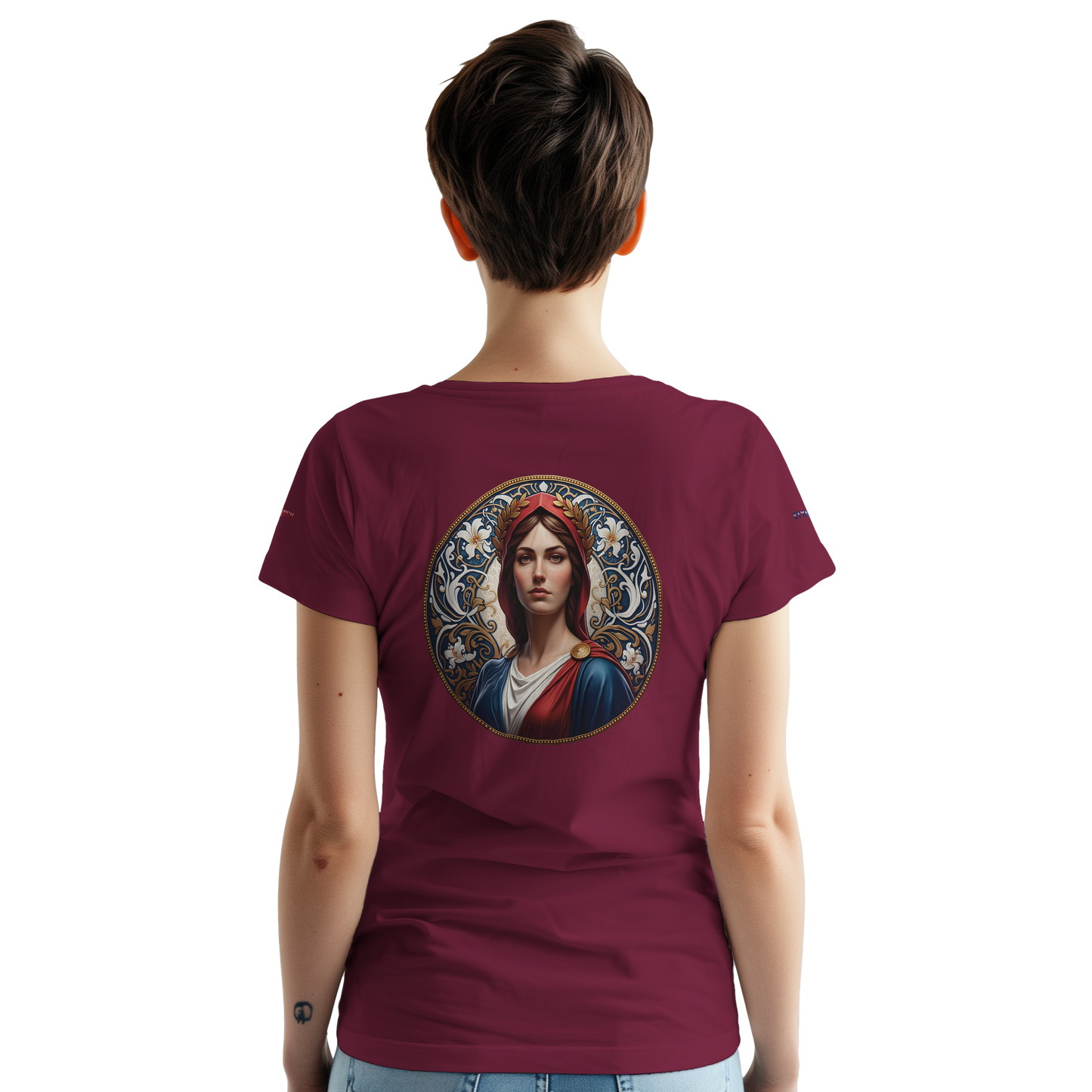 Damen T-Shirt Marianne dick, Rundhals | Gildan® 5000