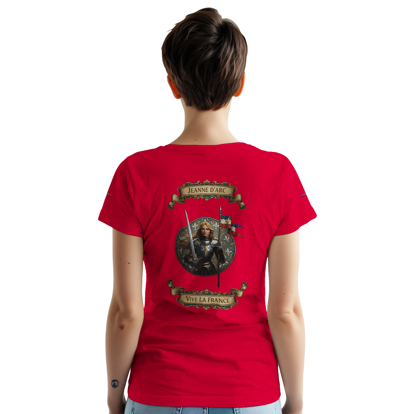 Damen T-Shirt Jeanne d'Arc dick Rundhals | Gildan® 5000