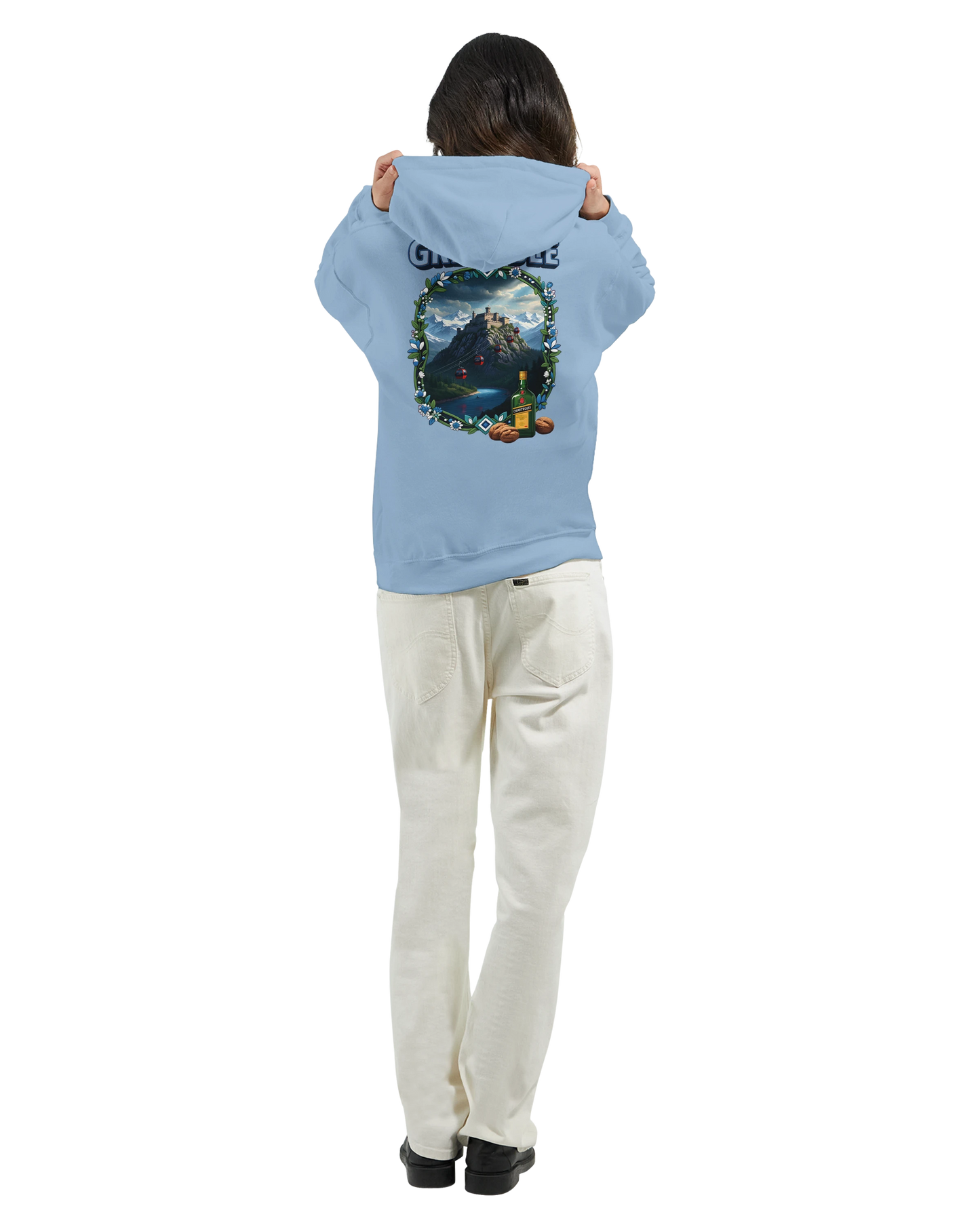 Kapuzenpullover Grenoble Stadt in Frankreich Unisex Classic | Gildan® 18500