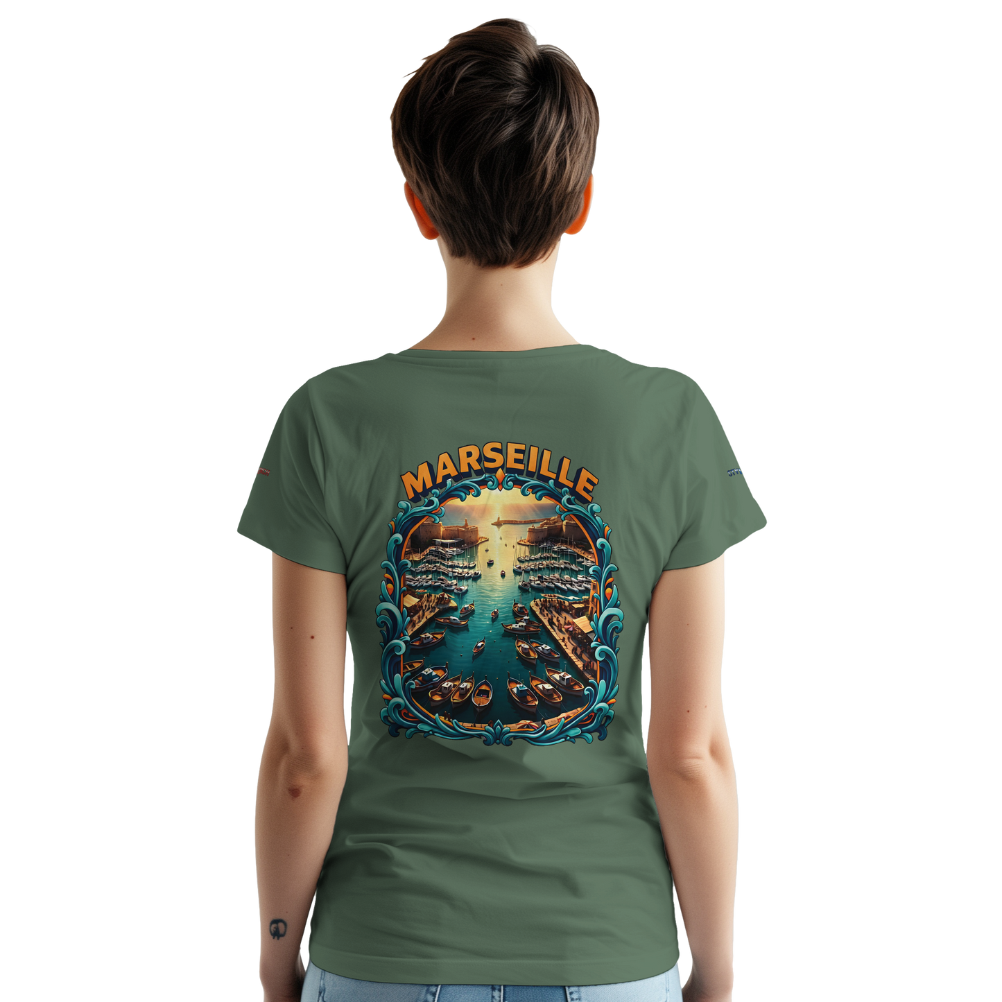 Unisex-T-Shirt Marseille, dick, Rundhalsausschnitt | Gildan® 5000