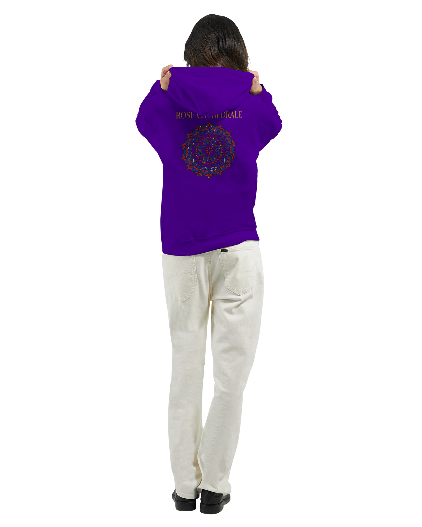 Rosa Kapuzenpullover für Damen Kathedrale Klassisch | Gildan® 18500