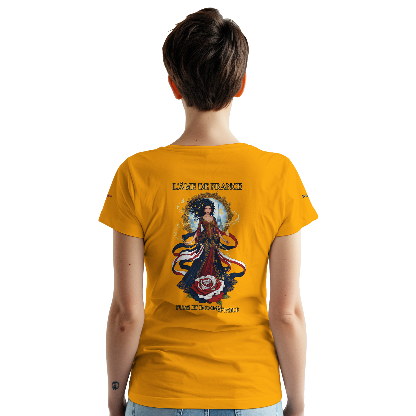 Women's T-shirt The Soul of France French Style Heavyweight Crewneck | Gildan® 5000