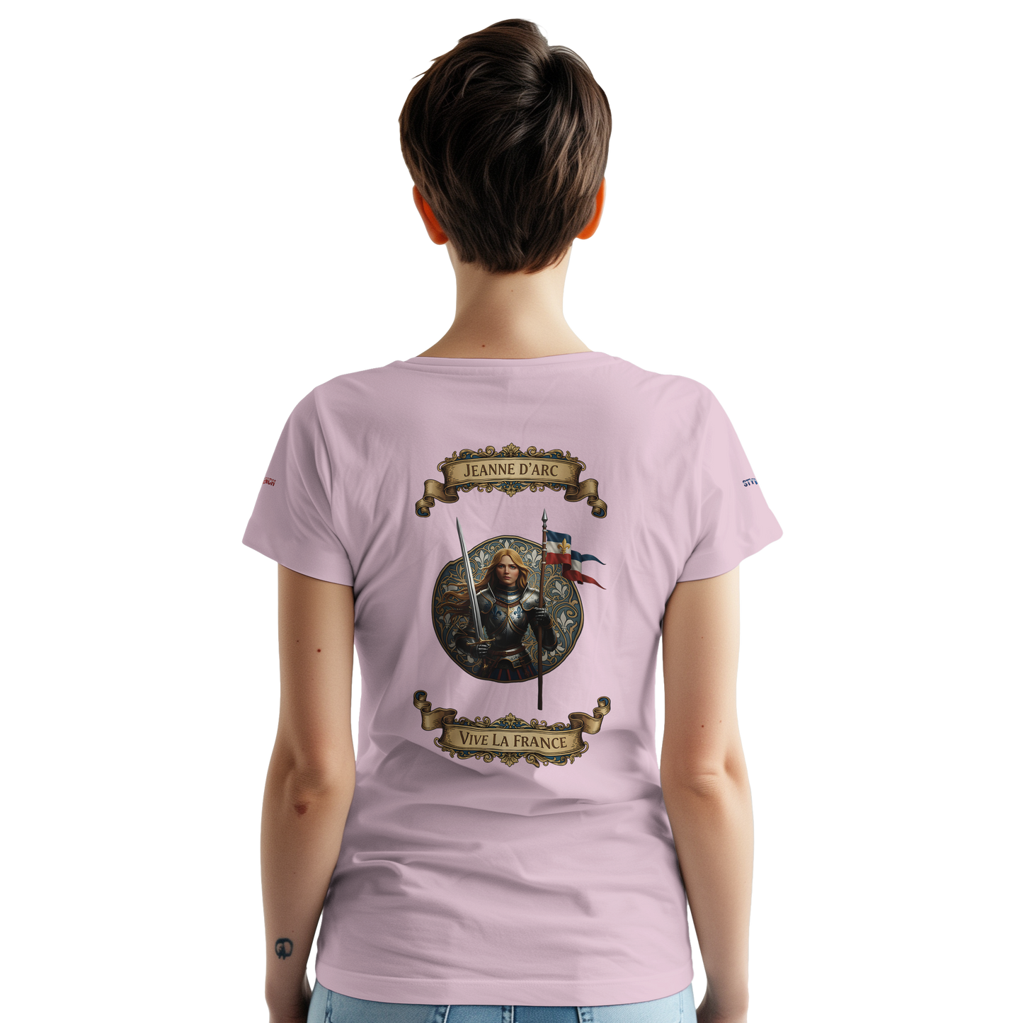 Damen T-Shirt Jeanne d'Arc dick Rundhals | Gildan® 5000