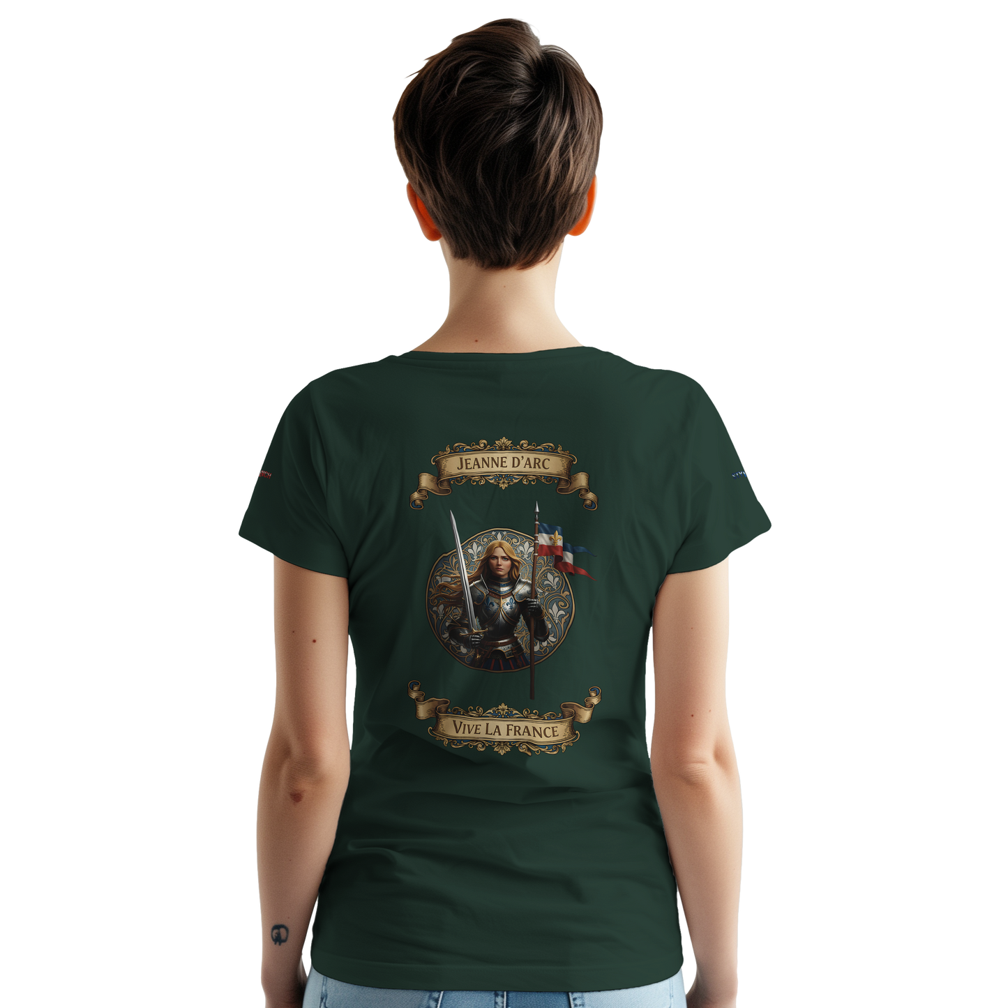 Damen T-Shirt Jeanne d'Arc dick Rundhals | Gildan® 5000