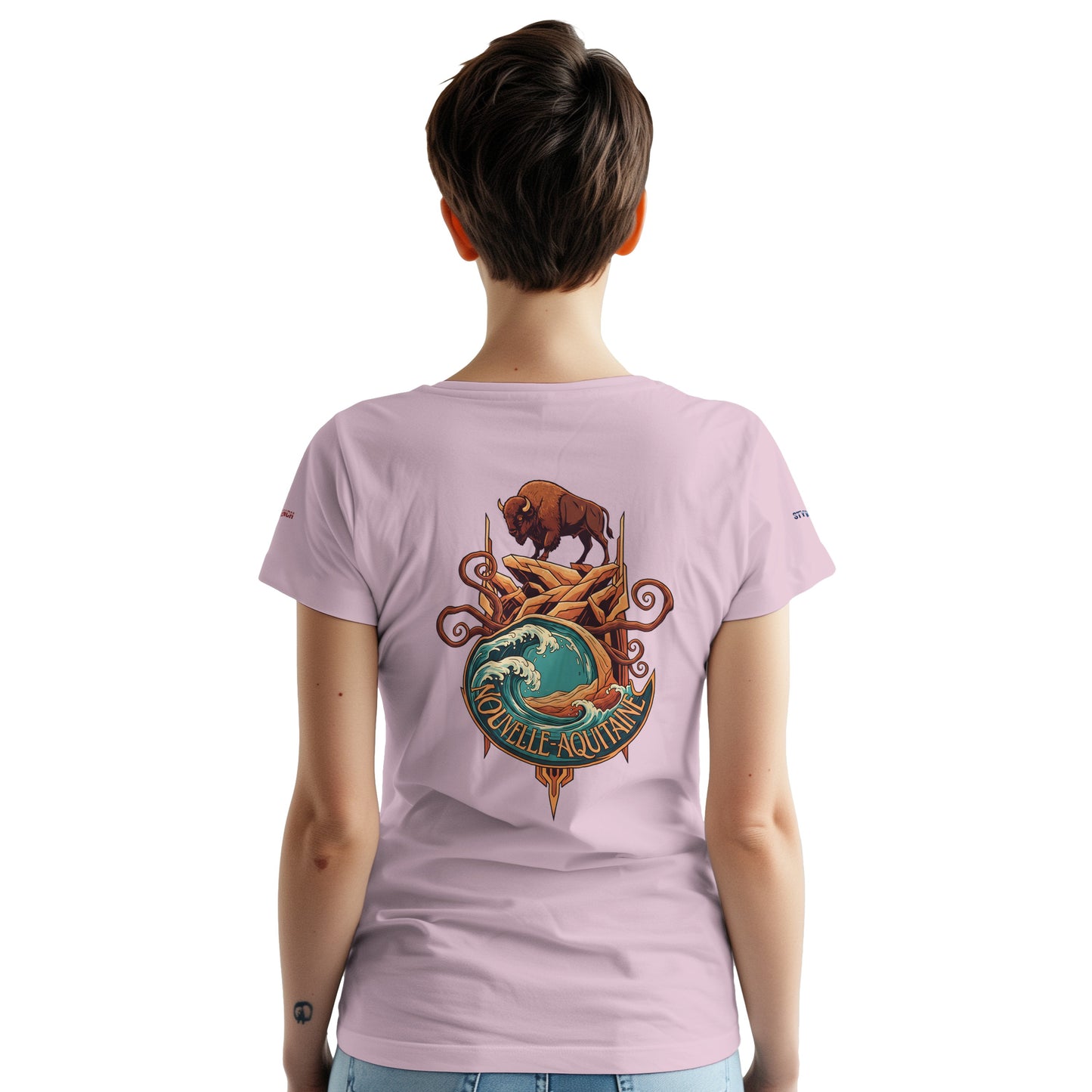 T-Shirt Neu-Aquitanien, dick, Rundhalsausschnitt | Gildan® 5000