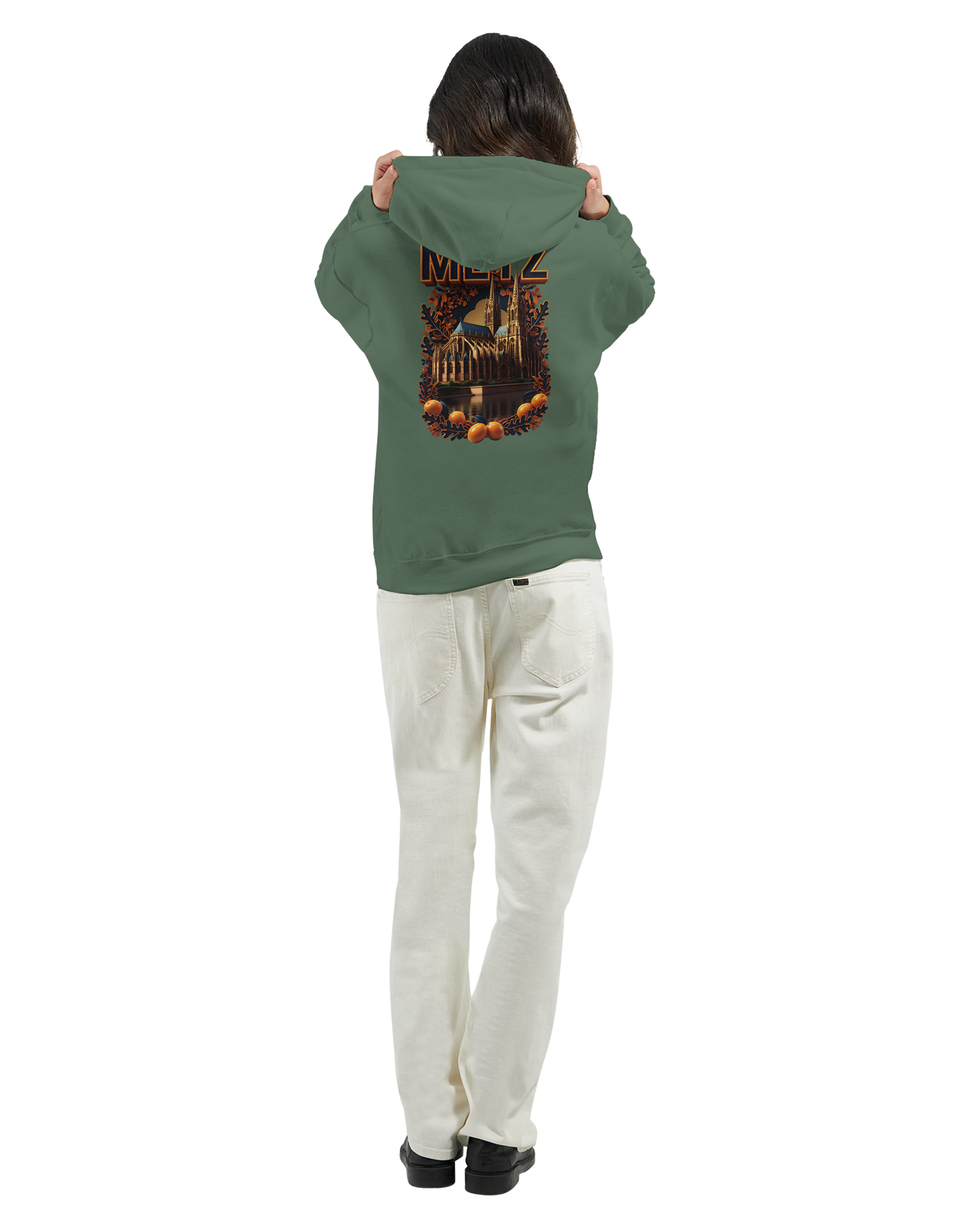 Unisex-Hoodie Metz Stadt Frankreich klassisch | Gildan® 18500