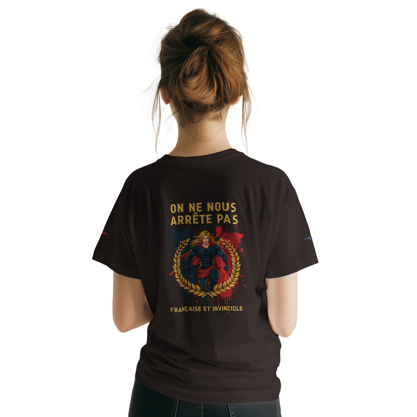 T-shirt Femme 'On ne nous arrête pas' – Coton Doux Premium