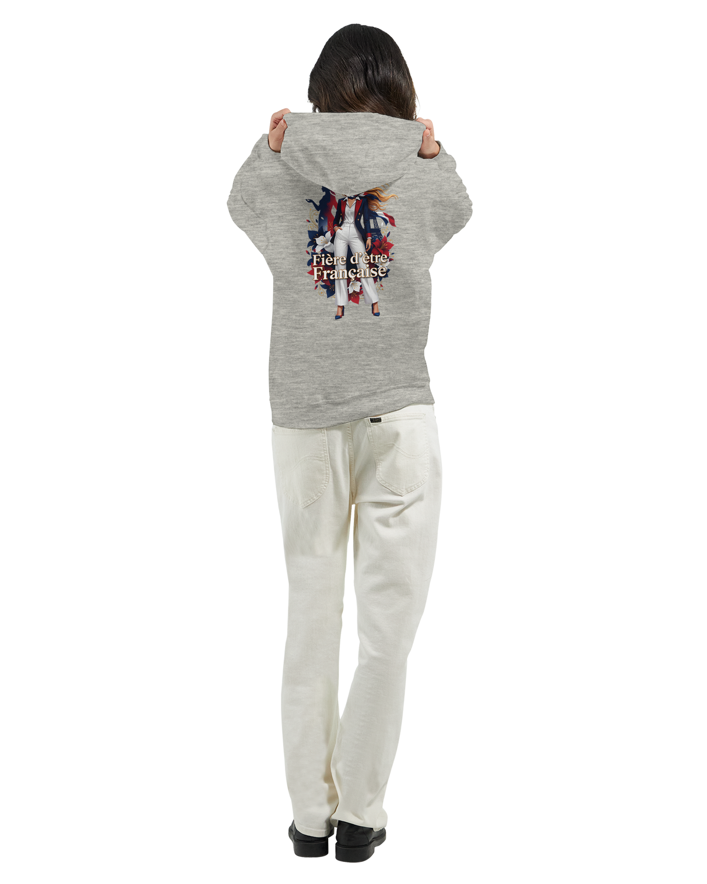 Sweat à capuche fière d'être française   – Doux, chaud et confortable pour l'hiver