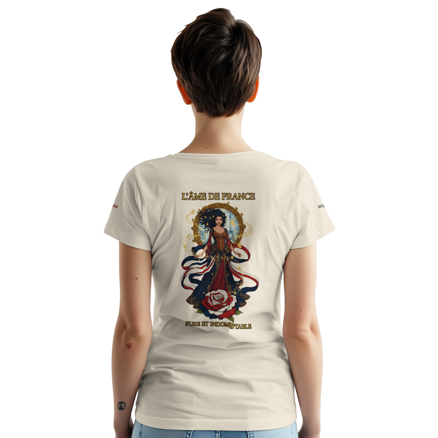 Women's T-shirt The Soul of France French Style Heavyweight Crewneck | Gildan® 5000