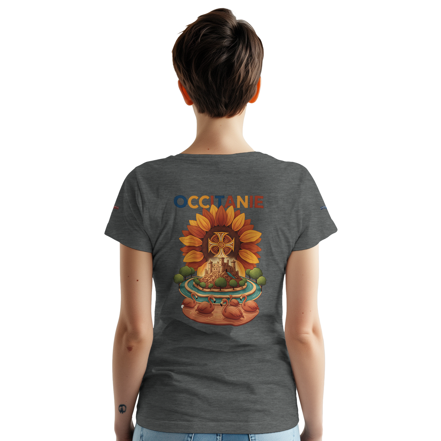 Unisex Occitania T-Shirt, dick, Rundhalsausschnitt | Gildan® 5000