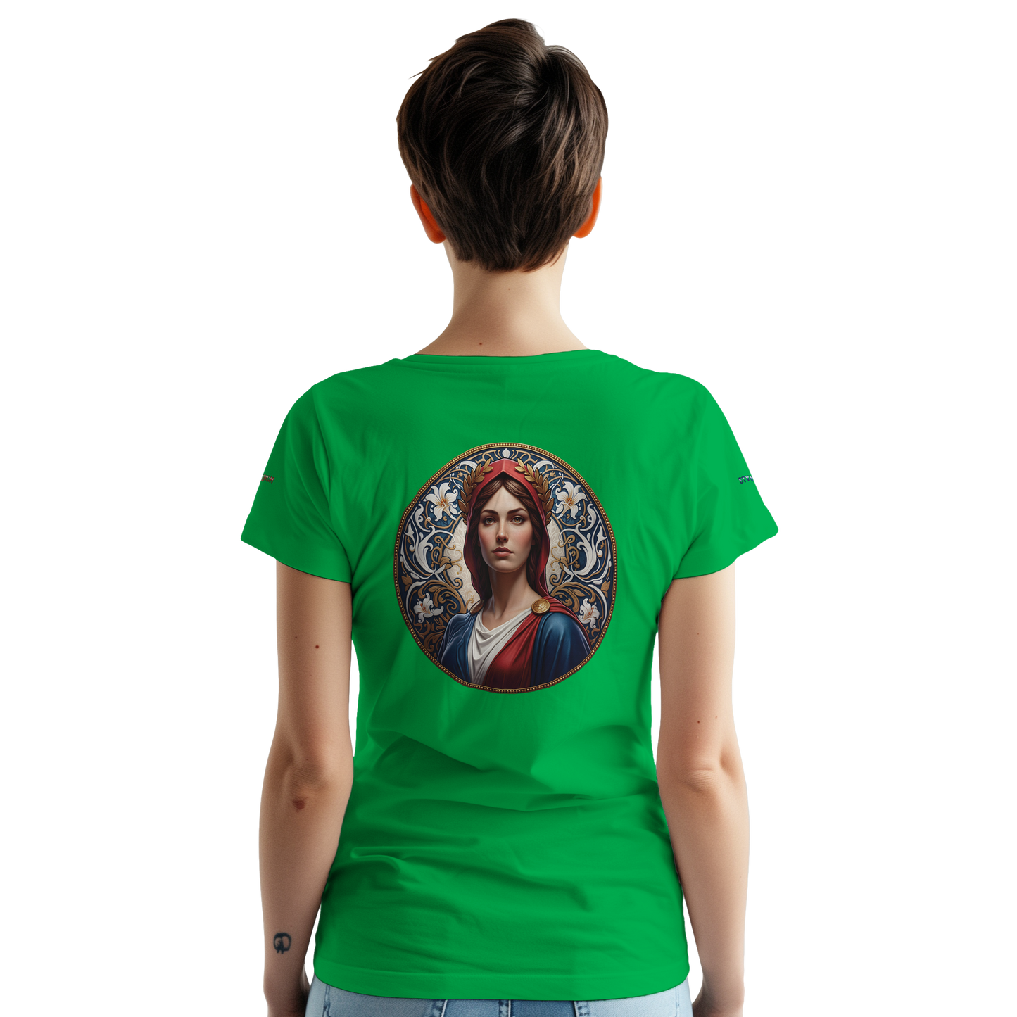 Damen T-Shirt Marianne dick, Rundhals | Gildan® 5000