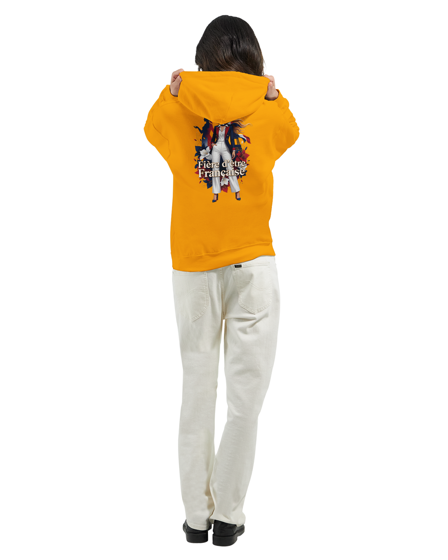 Sweat à capuche fière d'être française   – Doux, chaud et confortable pour l'hiver