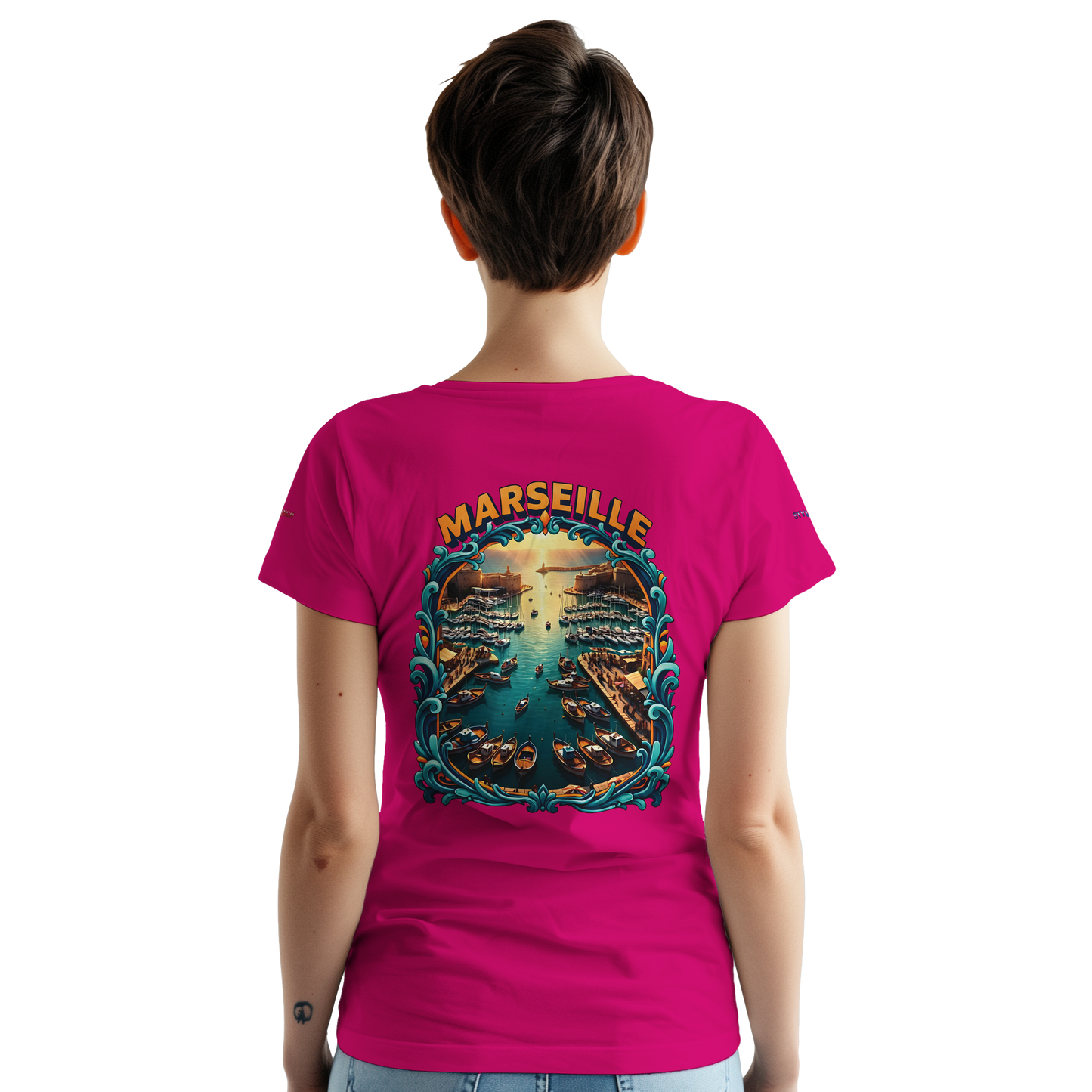 Unisex-T-Shirt Marseille, dick, Rundhalsausschnitt | Gildan® 5000