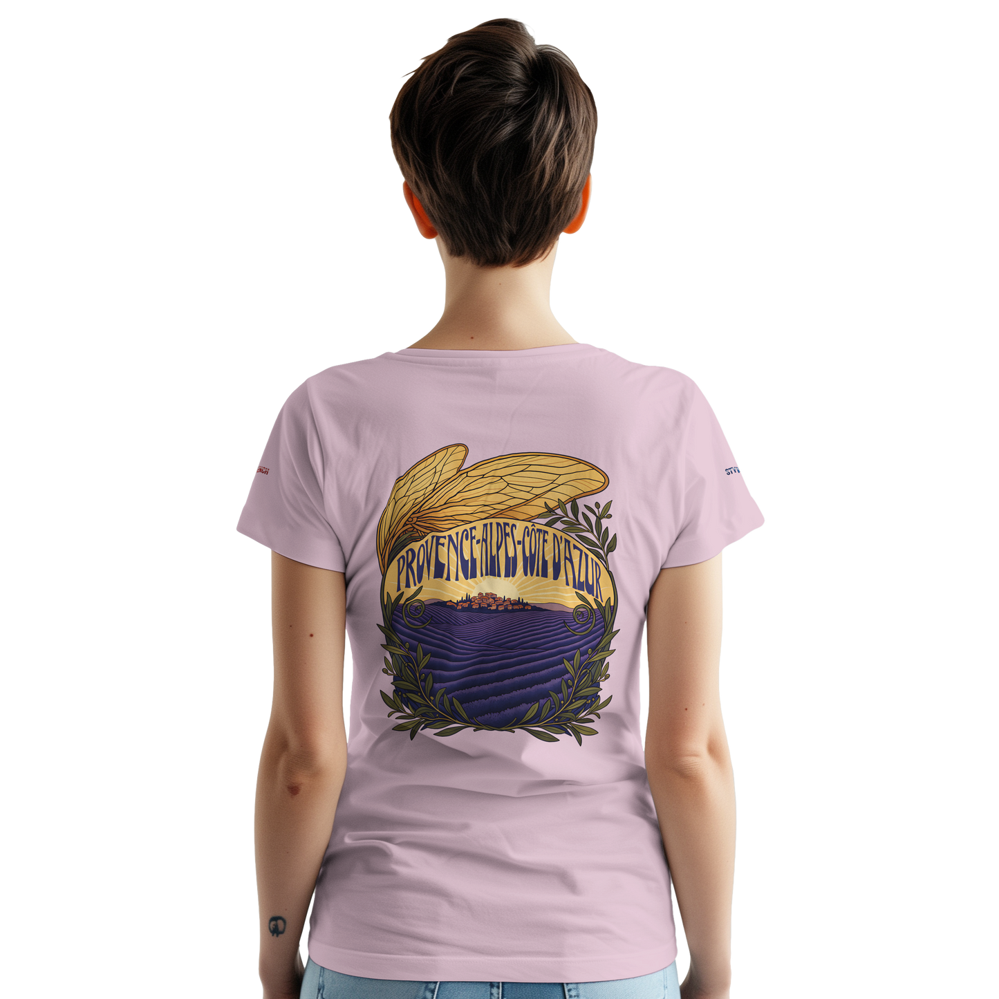 Unisex T-Shirt Provence-Alpes-Côte d'Azur, schwerer Rundhalsausschnitt | Gildan® 5000